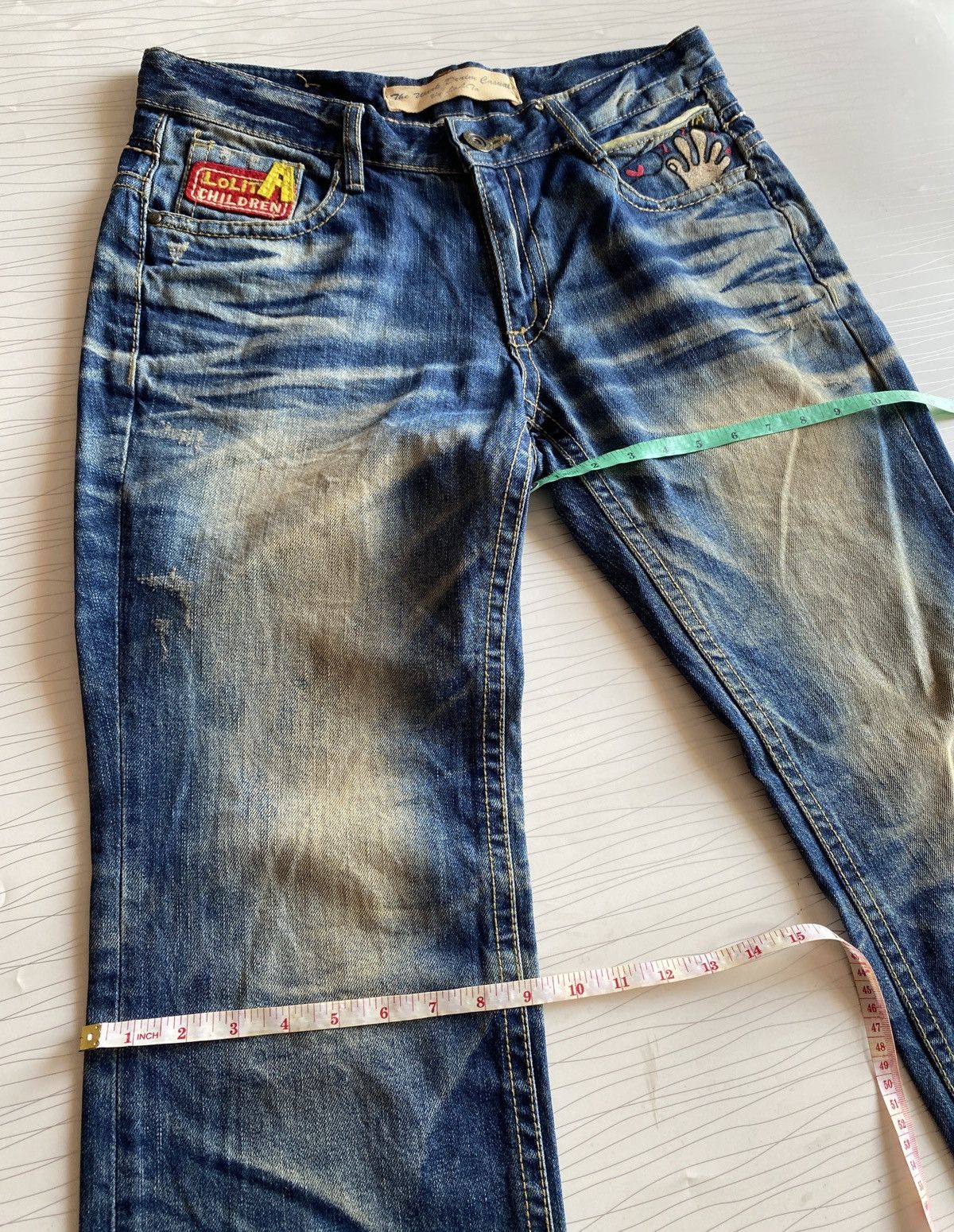 Lolita Jeans Rare Yoshitomo Nara X Lolita Jeans Children Play Size US 34 / EU 50 - 22 Thumbnail