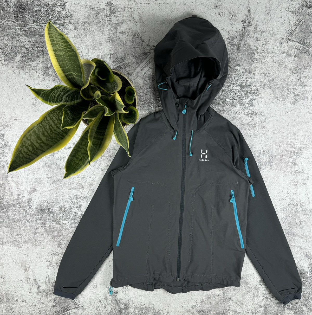 Haglofs Vintage Haglofs Skarn Gorpcore Grey Light Jacket Windbreaker Size L / US 10 / IT 46 - 1 Thumbnail