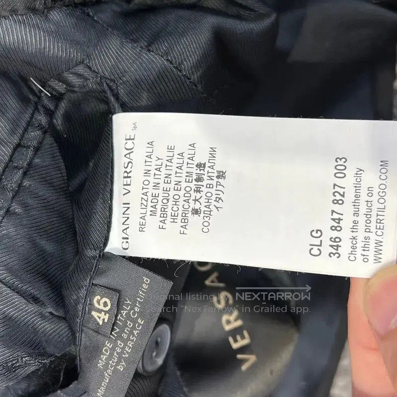 Versace Versace Black Cotton Embroidered Women's Jacket . Size XXS / US 00 / IT 34 - 5 Thumbnail