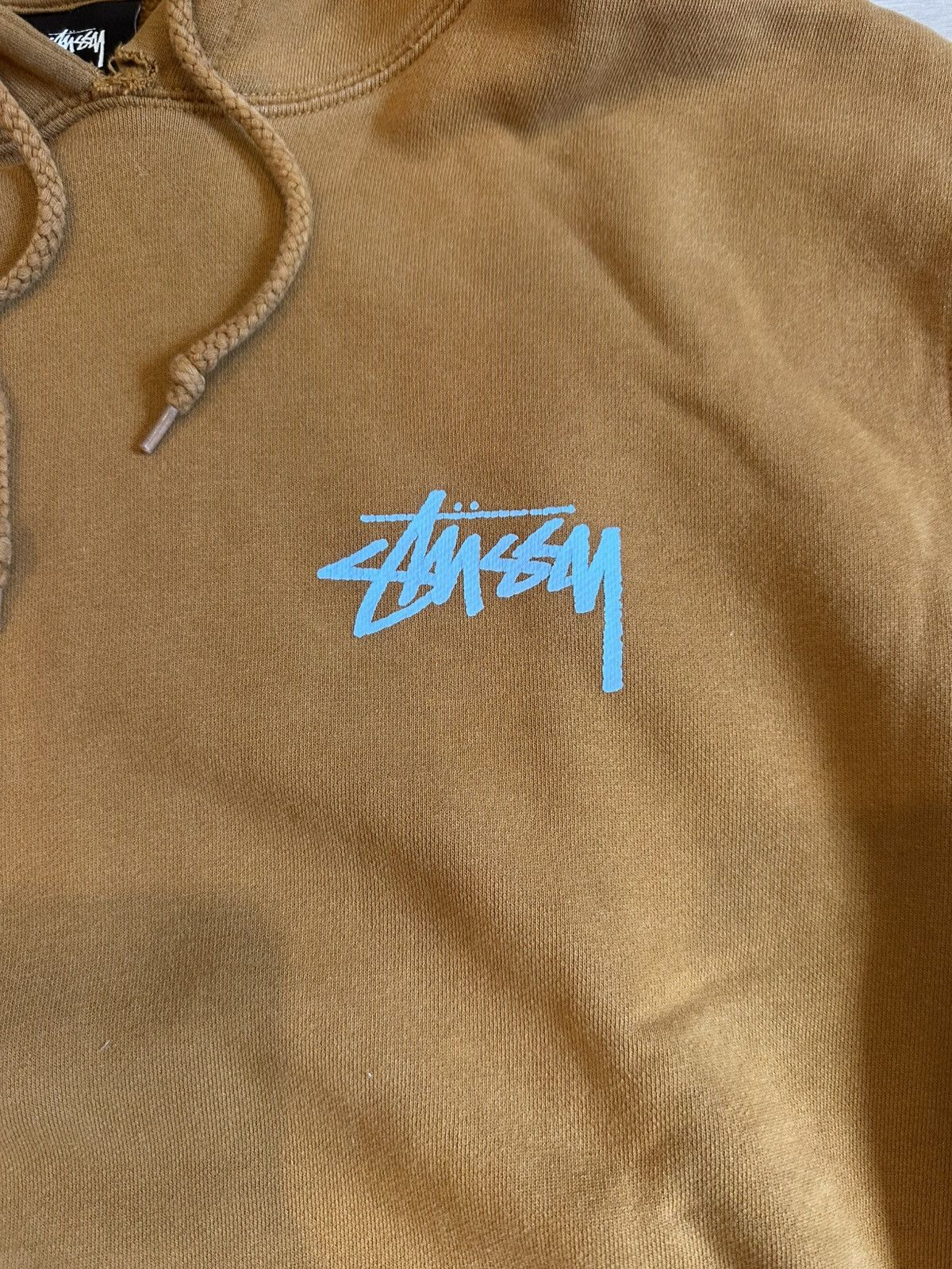 Stussy Stussy 2020 Peace and Love Burnt Orange Hoodie Large Size US L / EU 52-54 / 3 - 3 Thumbnail