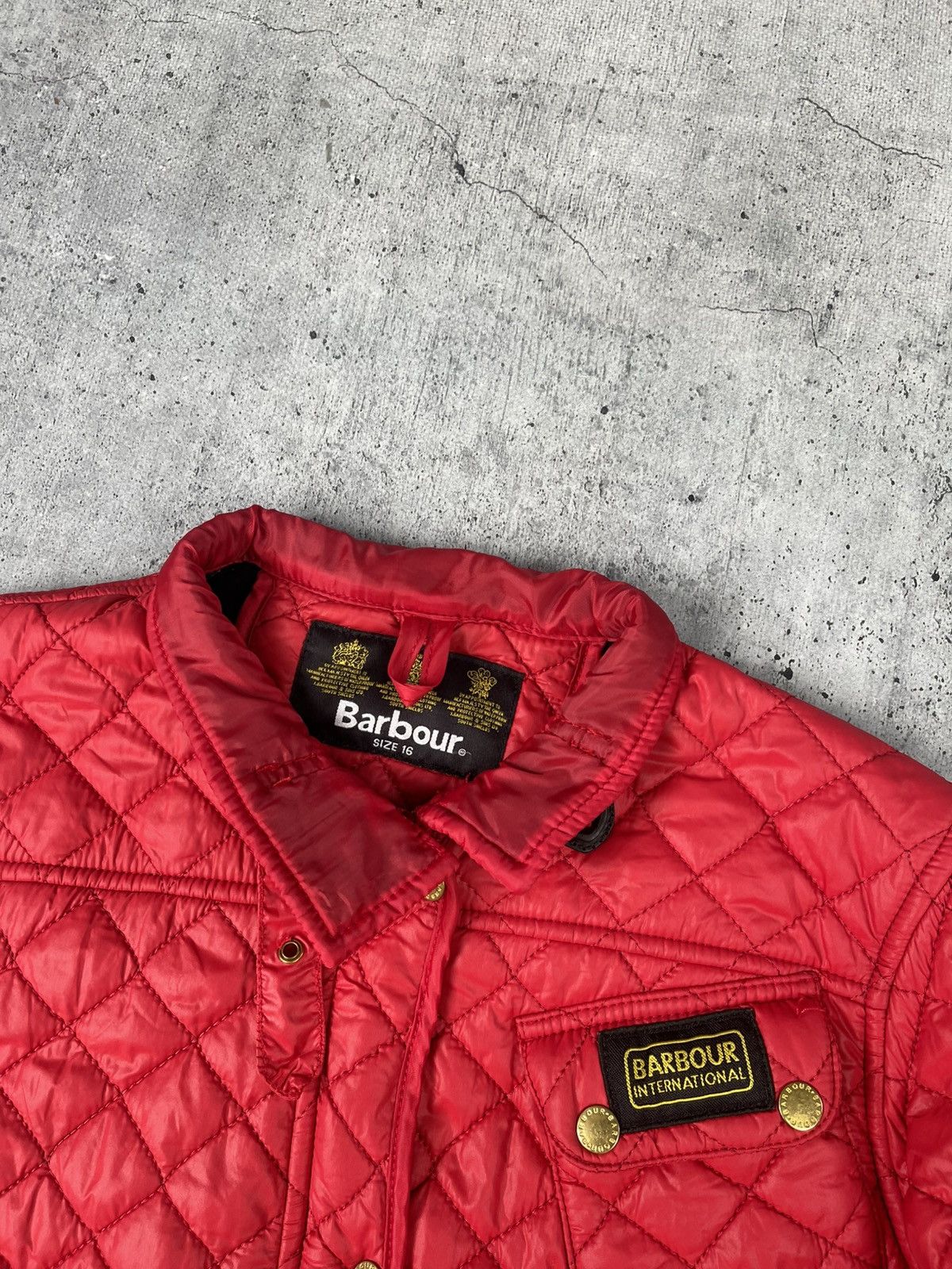 Barbour Vintage Barbour Jacket 90s Womens Size XL / US 12-14 / IT 48-50 - 3 Thumbnail