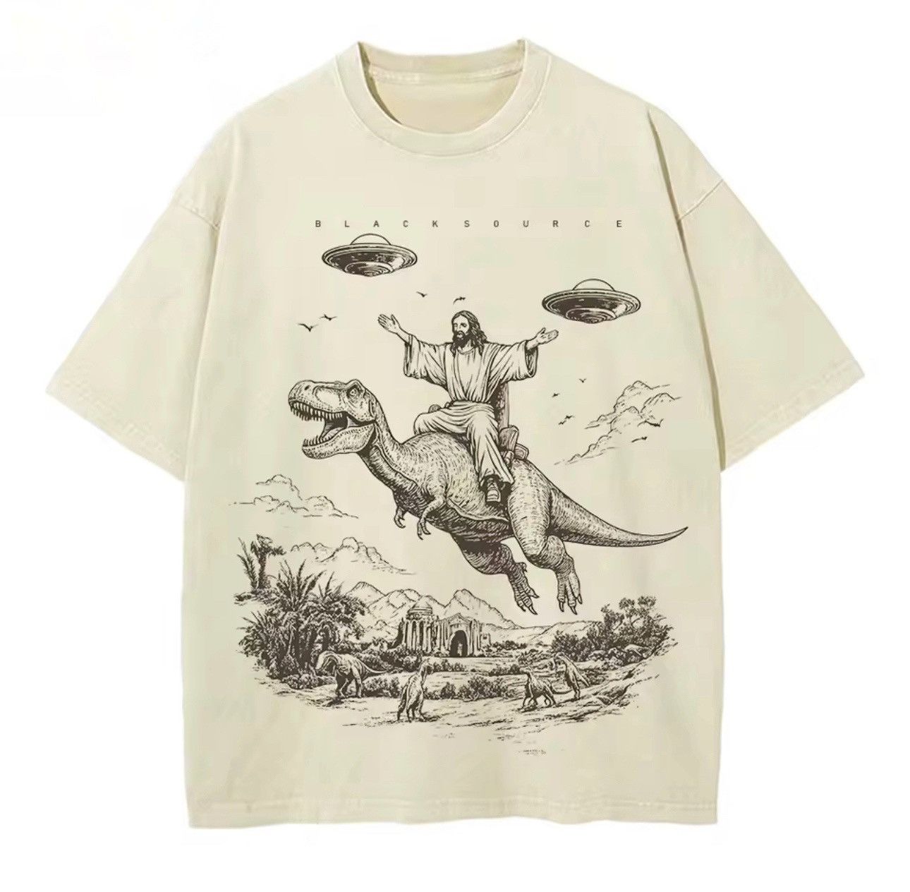 Japanese Brand Cartoon Streetwear Printed Dinosaur T Shirt Size US S / EU 44-46 / 1 - 1 Thumbnail