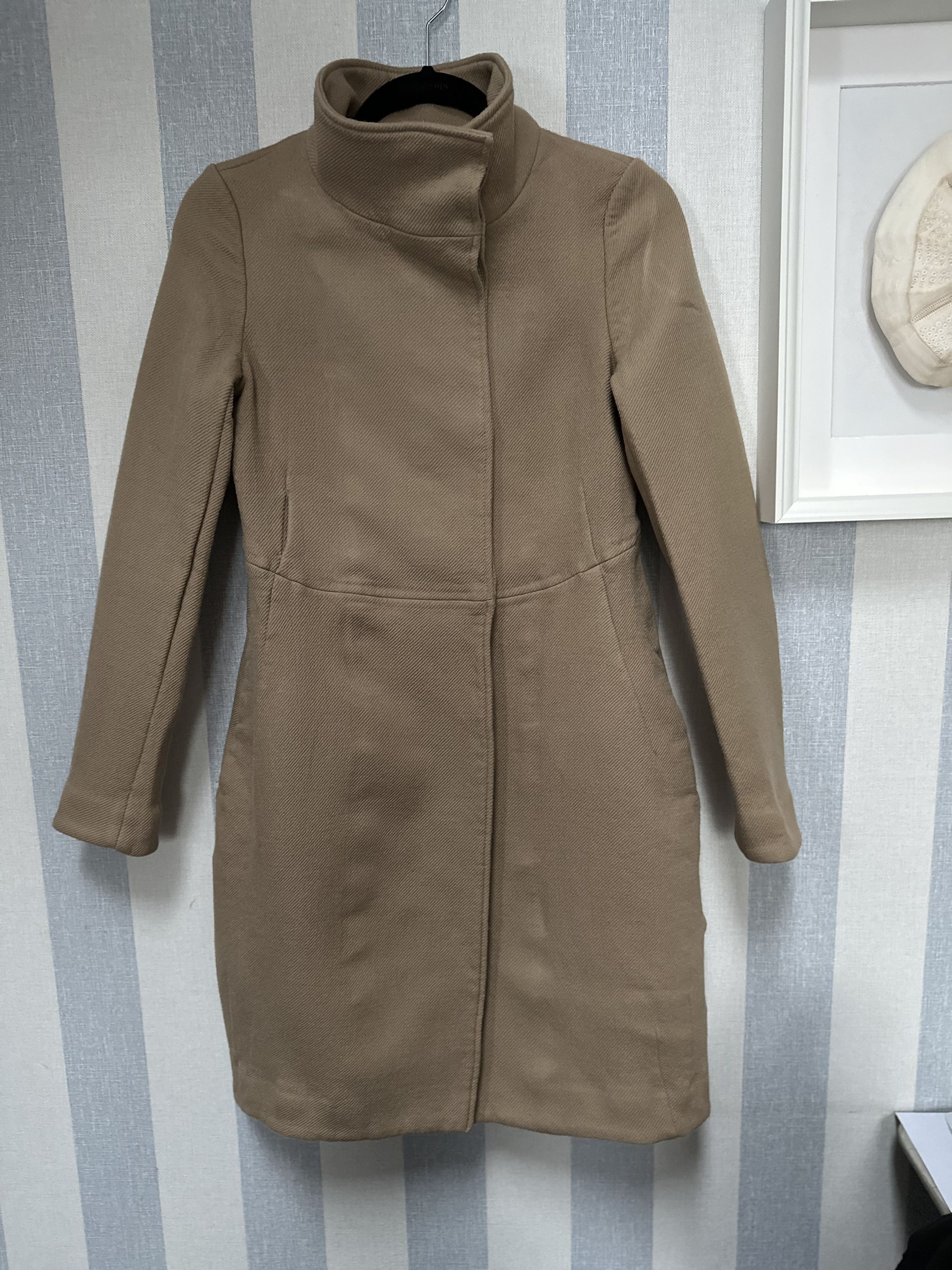 image of Wool Marni Coat in Beige, Women's (Size Small)