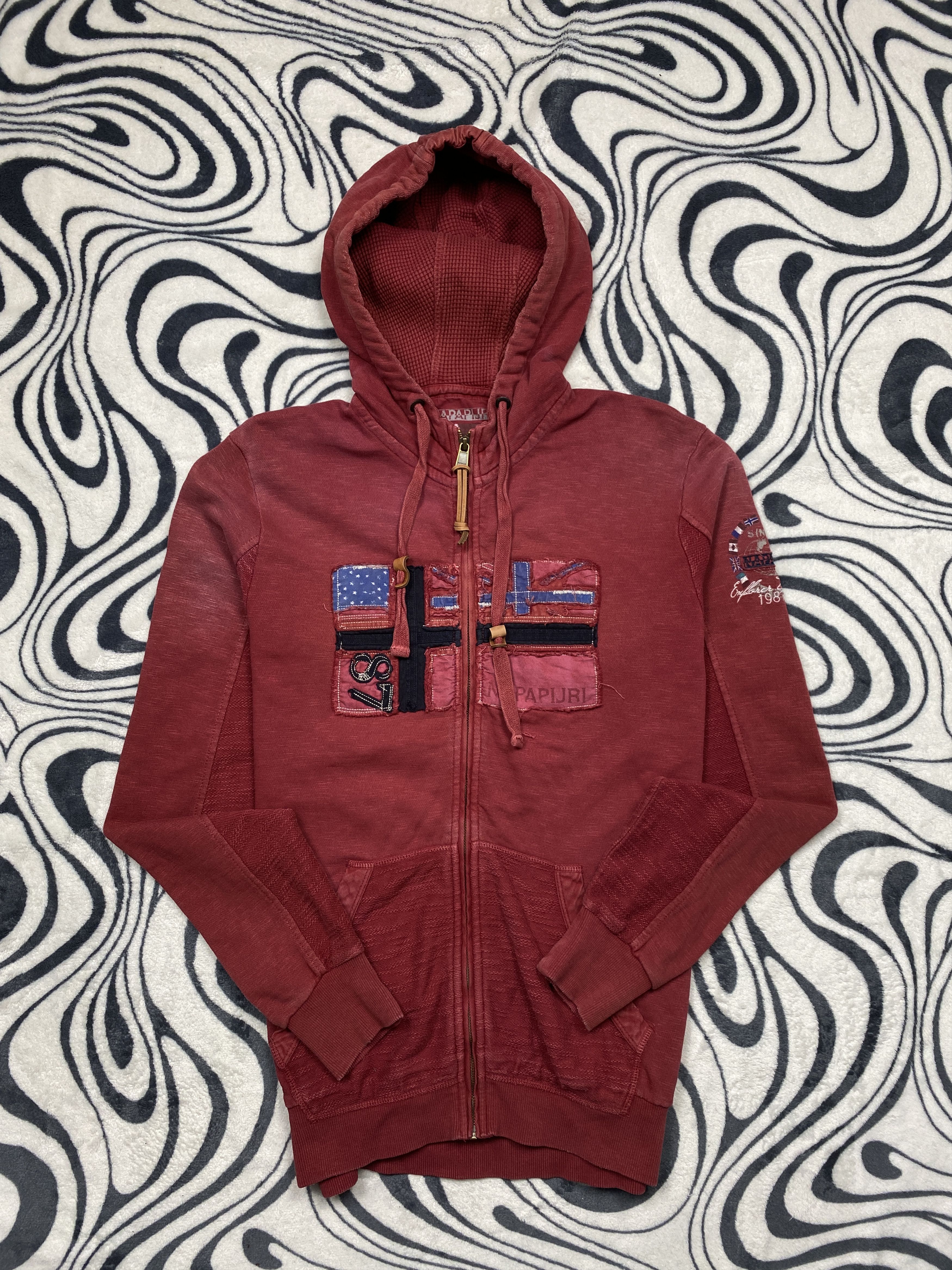 Napapijri Napapijri Heritage Vintage Mens Zip Hoodie Y2K Size US XL / EU 56 / 4 - 1 Thumbnail