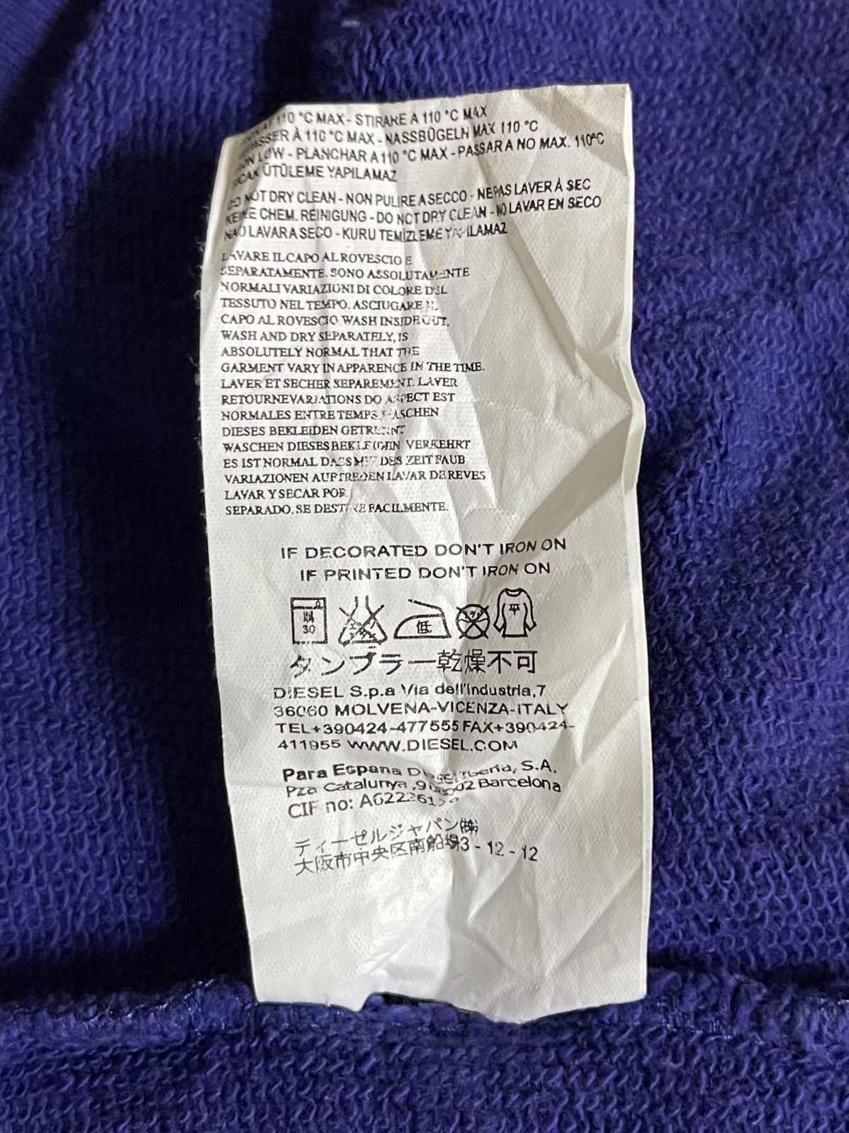 Designer × Diesel Diesel Alchemic Erosion Control Hoodie Size US XL / EU 56 / 4 - 21 Thumbnail