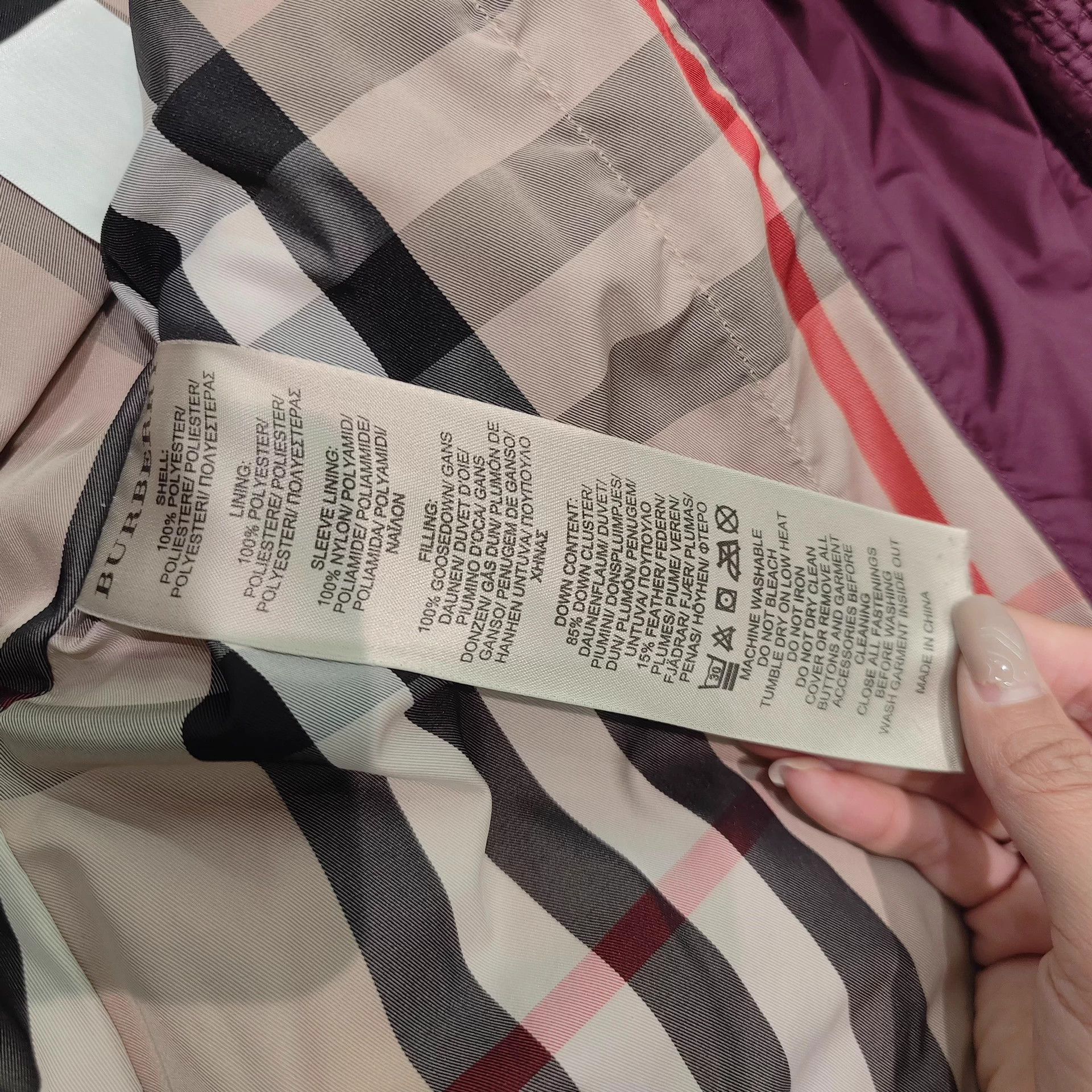 Burberry Burberry Women's M 99 New Down Coat Size M / US 6-8 / IT 42-44 - 5 Thumbnail