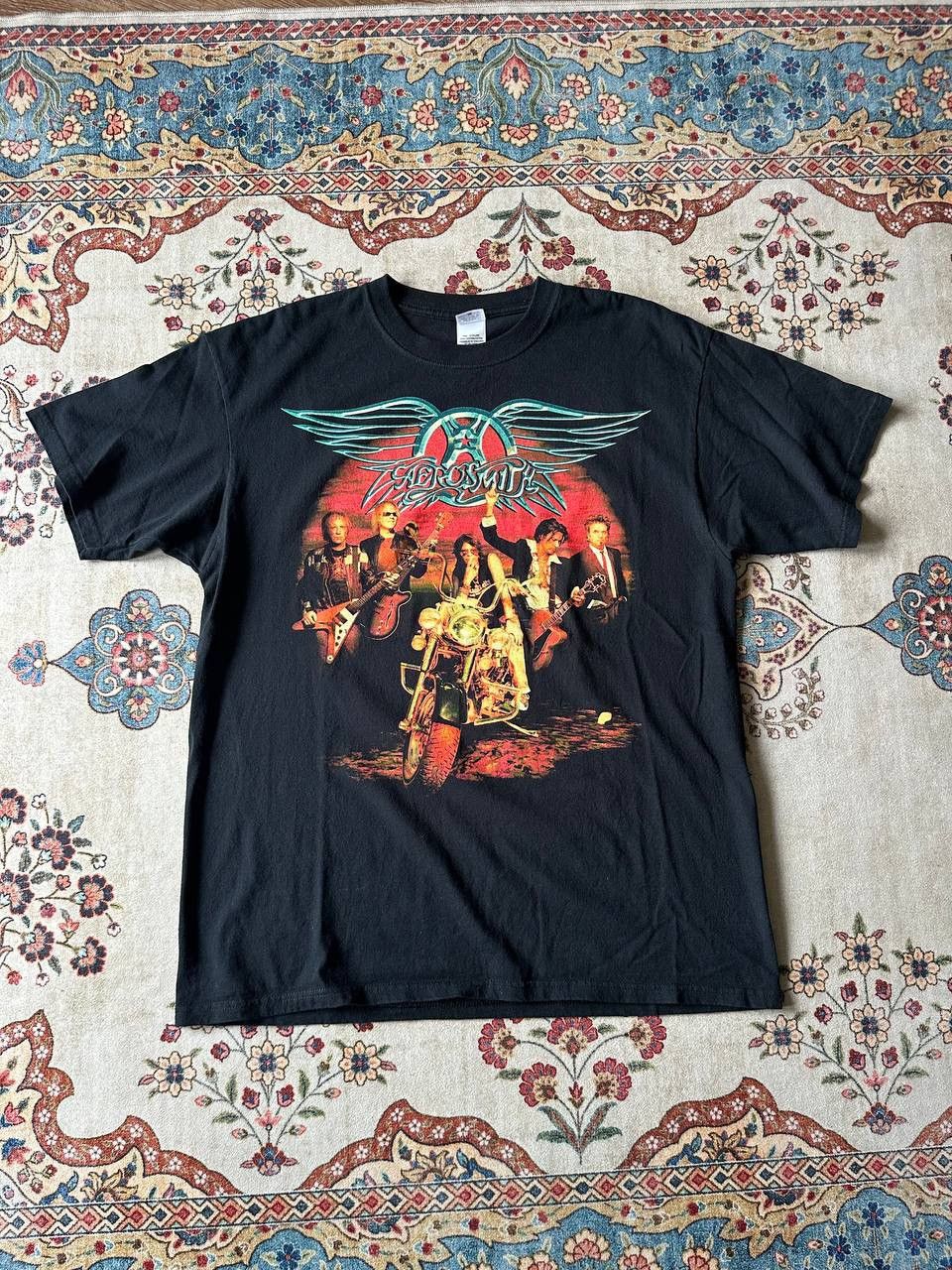 Aerosmith × Band Tees × Vintage Vintage Aerosmith 2005 2006 Band Rock tshirt Size US XL / EU 56 / 4 - 1 Thumbnail