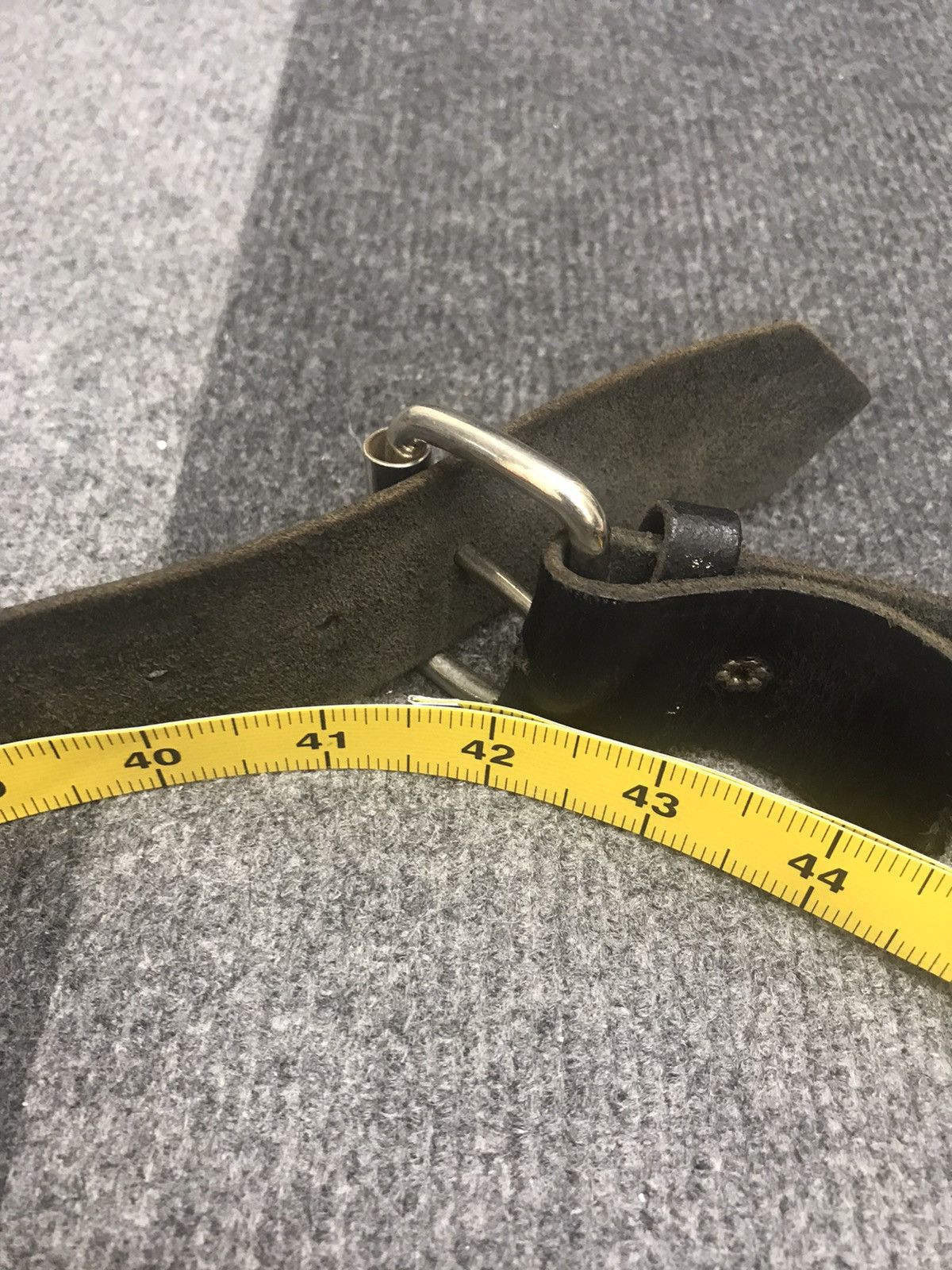 Genuine Leather Real Leather Spiky Punk Belt Size ONE SIZE - 8 Thumbnail