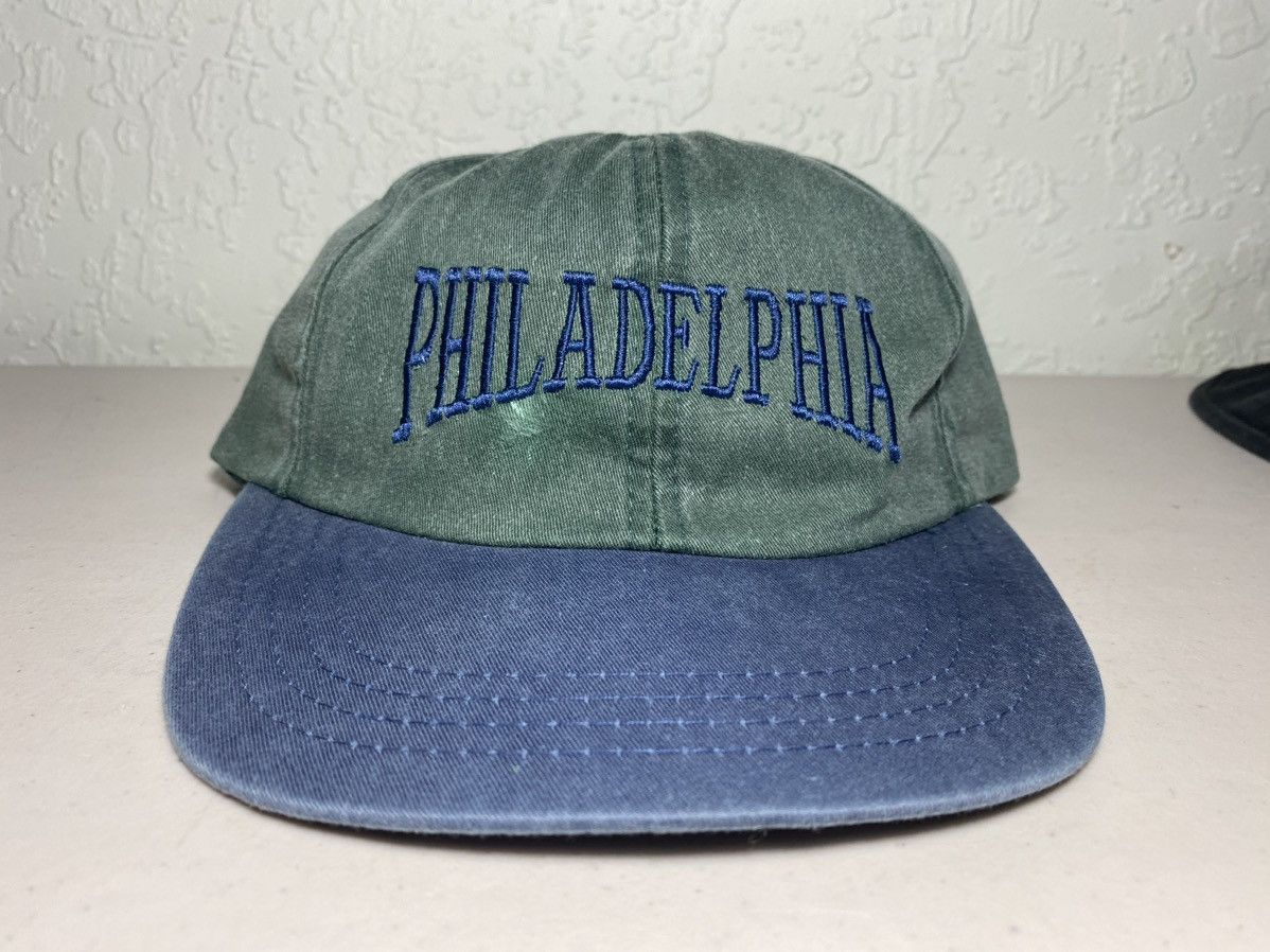 Snap Back Philadelphia Arch Logo Snapback Hat Art Color Card Dist. | Grailed