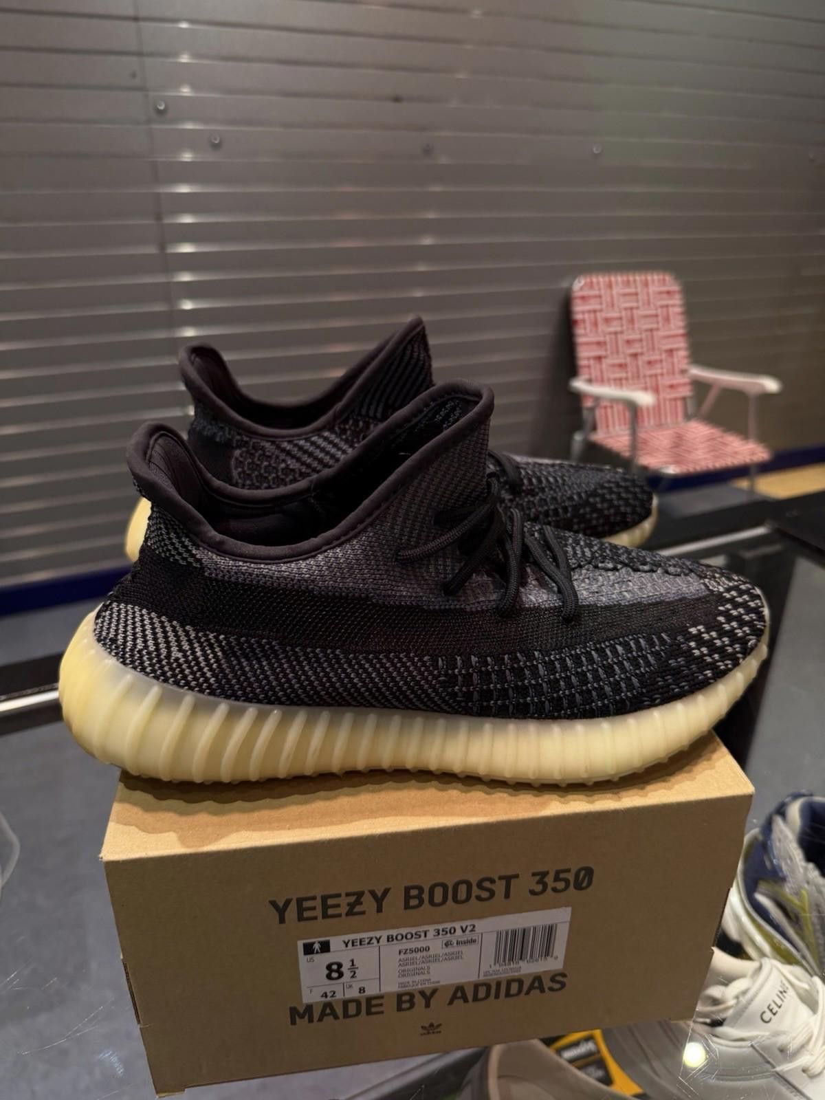 Adidas Size 8.5 - adidas Yeezy Boost 350 V2 Low Carbon (FZ5000) Size US 8.5 / EU 41-42 - 2 Thumbnail