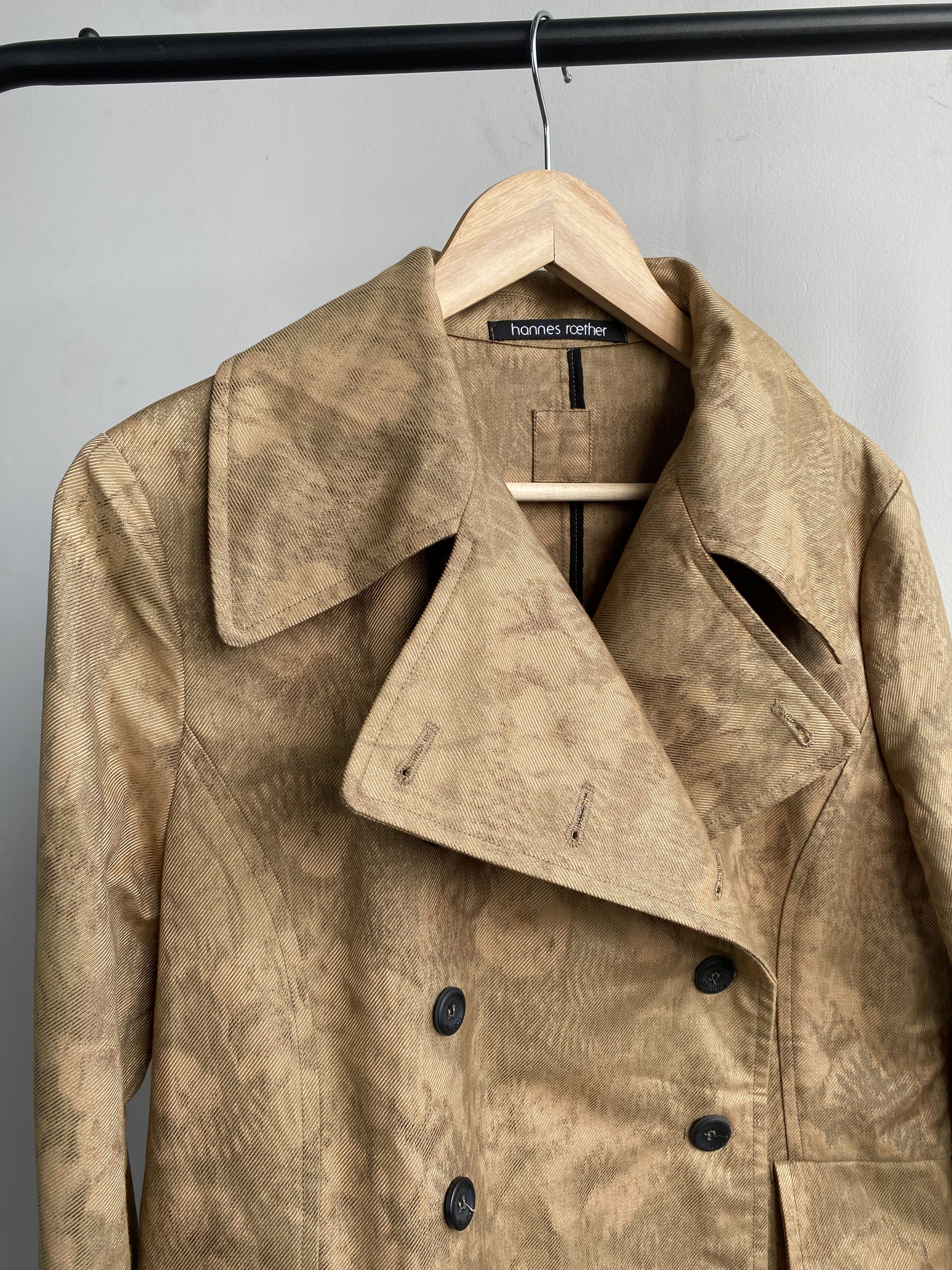 Designer × hannes roether Hannes Roether Women’s Coat Size L / US 10 / IT 46 - 3 Thumbnail