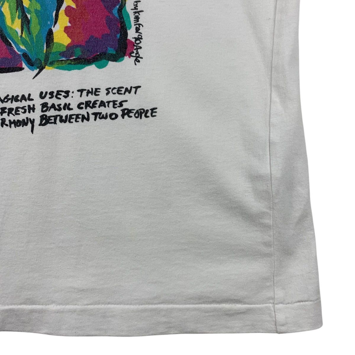 Vintage Vintage BASIL art picture by kimfor 90 tee Size US L / EU 52-54 / 3 - 8 Thumbnail