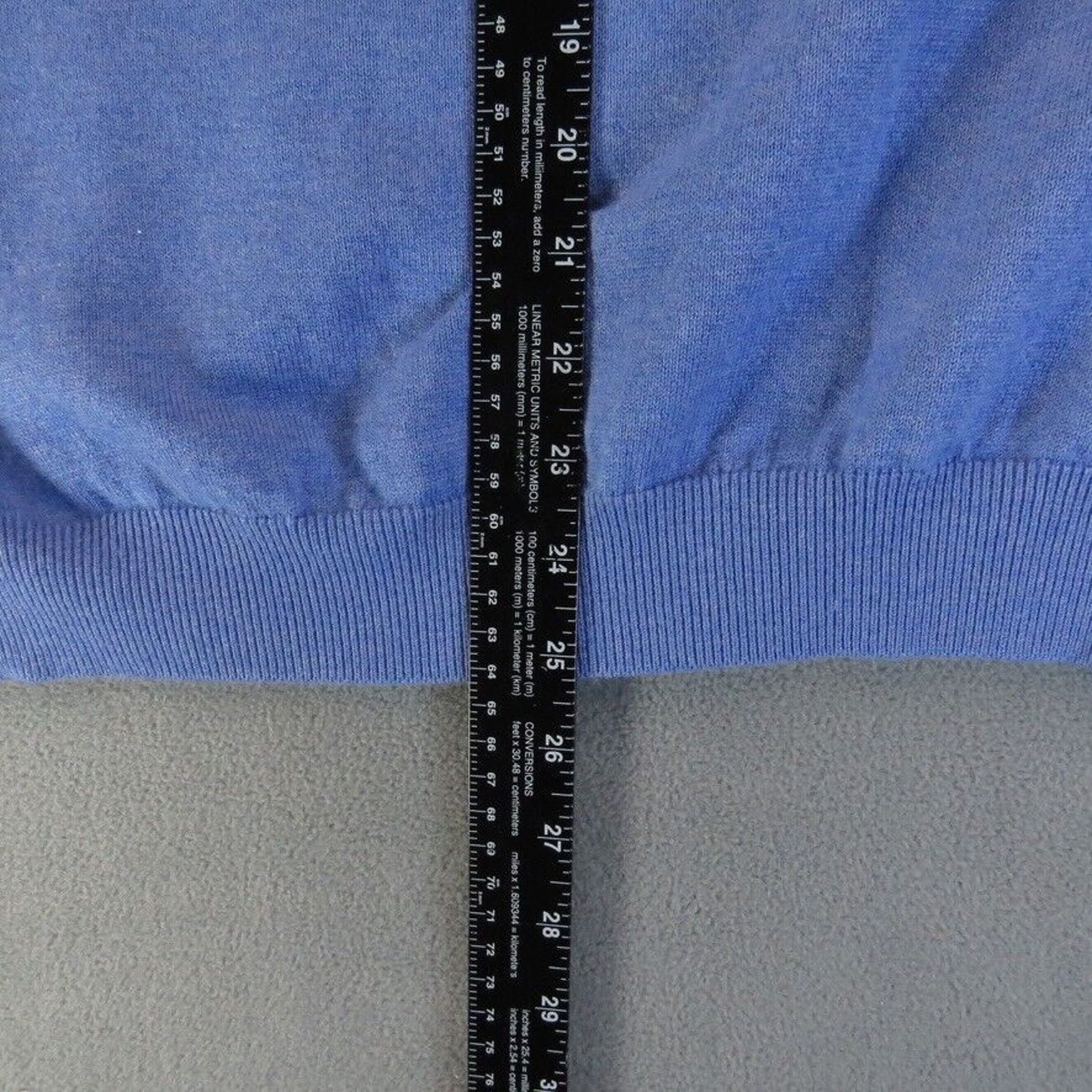 BUGATCHI Bugatchi Uomo Cashmere Sweater Mens Medium Blue Crew Size US M / EU 48-50 / 2 - 9 Thumbnail