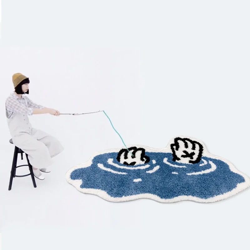 Vintage Falling Carpet Cartoon Funny Pattern Rug (70x140cm) Size ONE SIZE - 4 Thumbnail