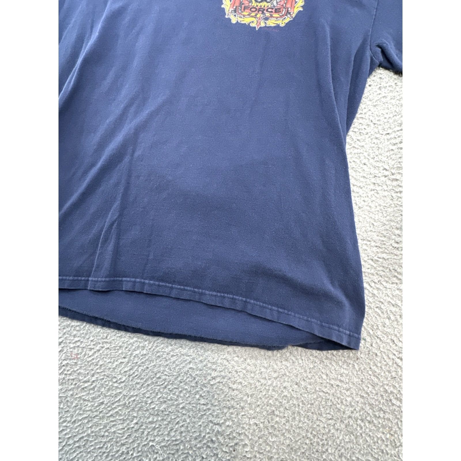 Vintage VINTAGE Rare 90s JIMMY’Z Old Hawaiian Force Surf Legend Warrior Long-sleeve T-Shirt Men L Blue Graphic Print Double-Sided Limited Edition Size US L / EU 52-54 / 3 - 4 Thumbnail