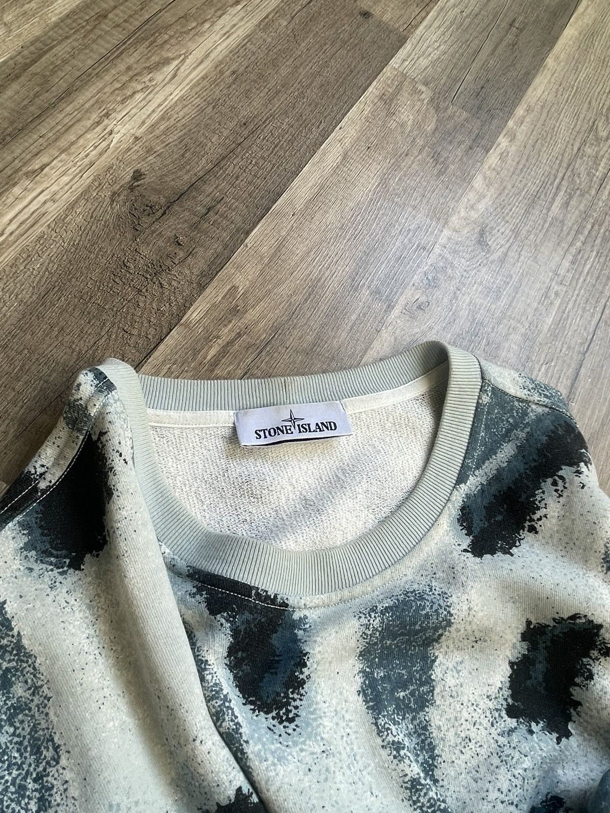 Stone Island 661x7 cotton fleece 'reef camo' print - si marina Size US XXL / EU 58 / 5 - 4 Thumbnail