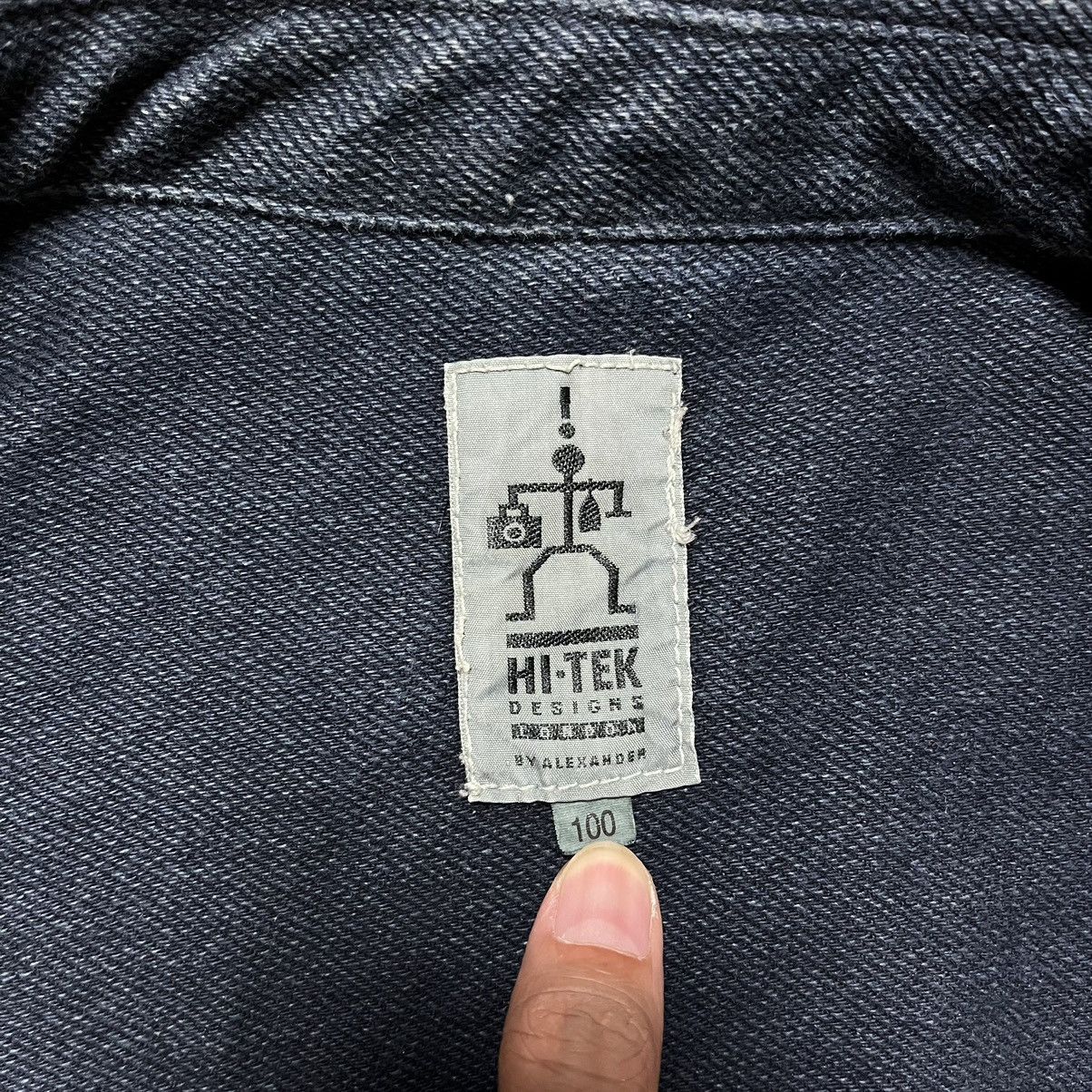 Japanese Brand Archive Hi-Tek Designs London by Alexander Denim Jacket Size US L / EU 52-54 / 3 - 11 Thumbnail