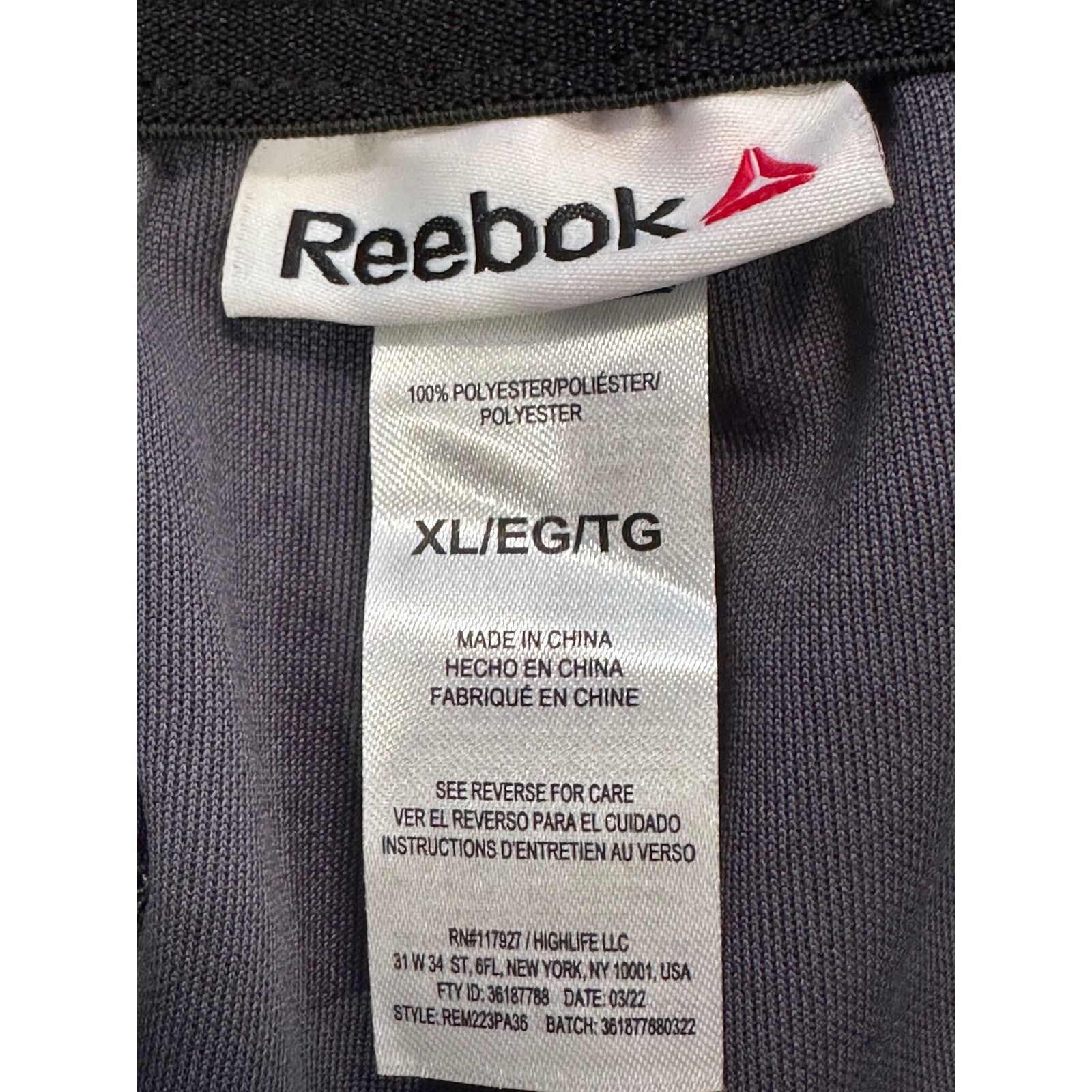Reebok Reebok Mens Active Interlock Jogger Pants Gray XL Size US 38 / EU 54 - 23 Thumbnail