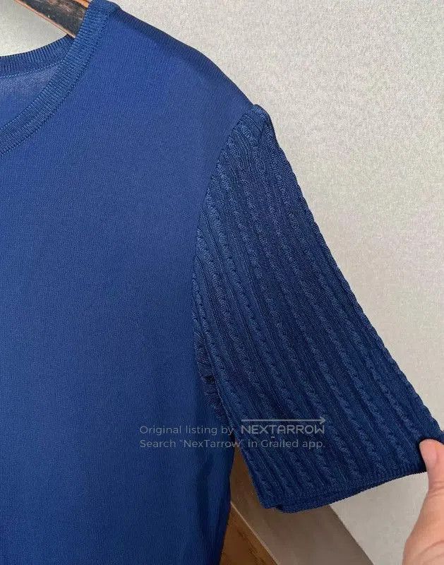 Yves Saint Laurent Yves Saint Laurent Blue Polyester Dress . Size M / US 6-8 / IT 42-44 - 4 Thumbnail