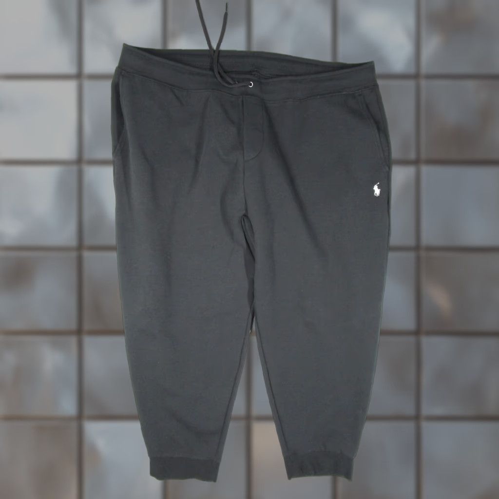 Polo Ralph Lauren Polo Ralph Lauren Sweatpants Mens 3XB Black Jogger Elastic Waist Cuffed Logo Size US XXL / EU 58 / 5 - 1 Thumbnail