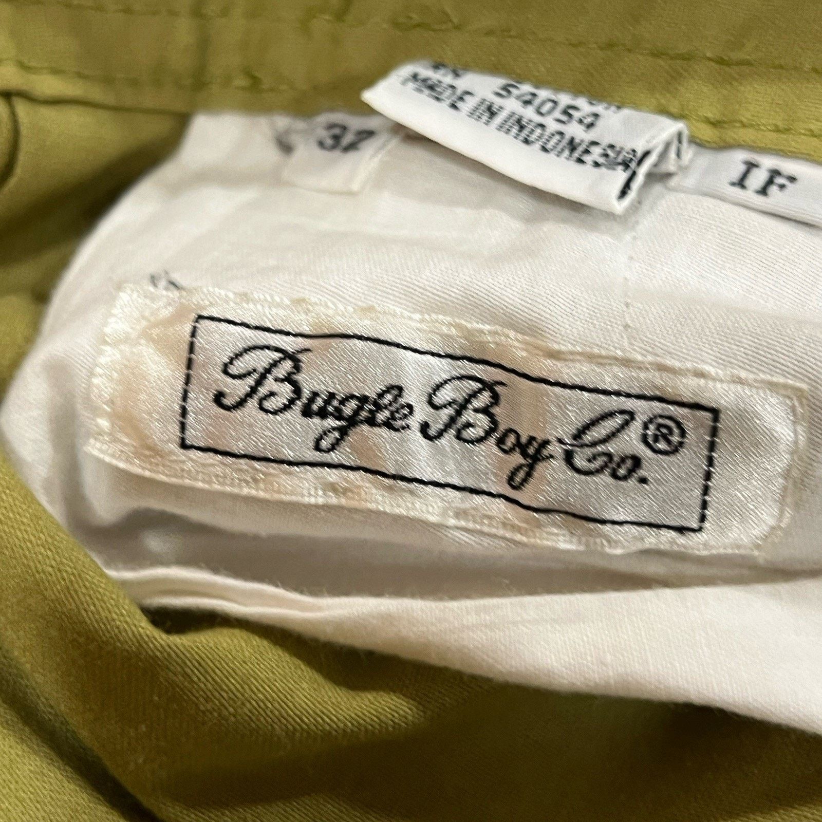 Bugle Boy Bugle Boy Original Shorts 32 Men's VTG Olive Green Pleated Size US 32 / EU 48 - 6 Thumbnail