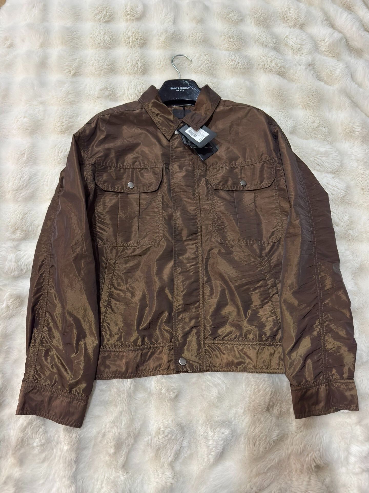 Yves Saint Laurent Saint Laurent 2024 Bronze Men's Jacket Size US S / EU 44-46 / 1 - 1 Thumbnail