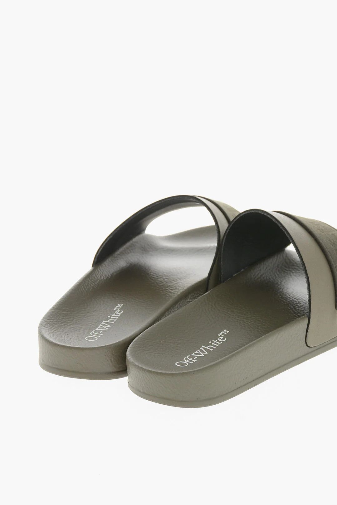 Off-White og1mm0426 Rubber Slides in Brown Size US 5.5 / EU 38 - 2 Thumbnail