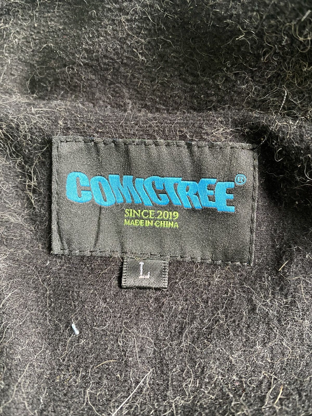 Japanese Brand × Other Comictree graphic Logo night light fleece Zipup Black Jacket Size US L / EU 52-54 / 3 - 10 Thumbnail