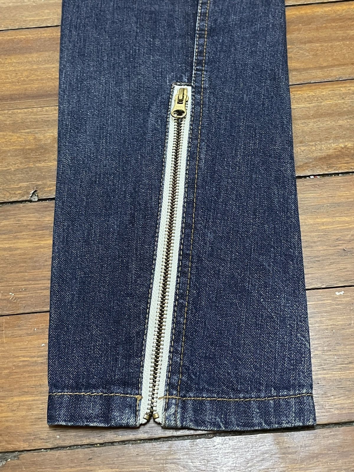 PPFM Rare Design Vintage Japanese Brand PPFM Sukajan Jeans 1990s Size US 31 - 5 Thumbnail