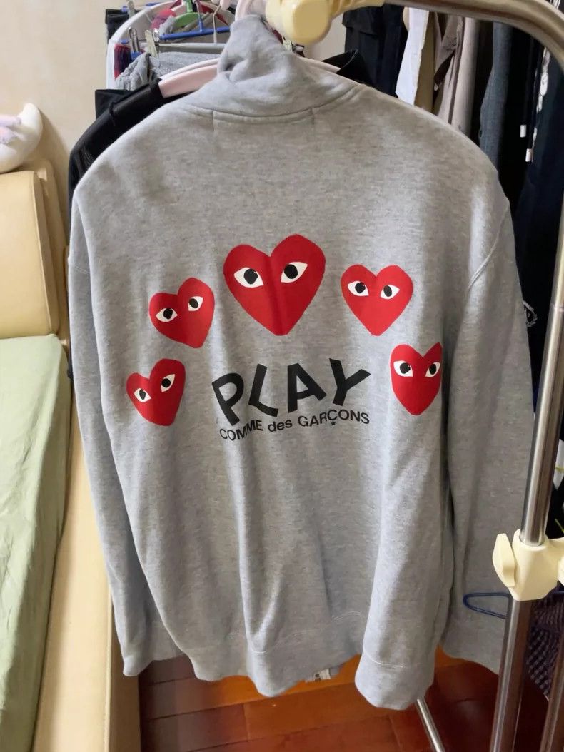 Comme des Garcons Comme Des Garcons 2018 New Back Red Love Zipper Sweater Size XL / US 12-14 / IT 48-50 - 3 Thumbnail