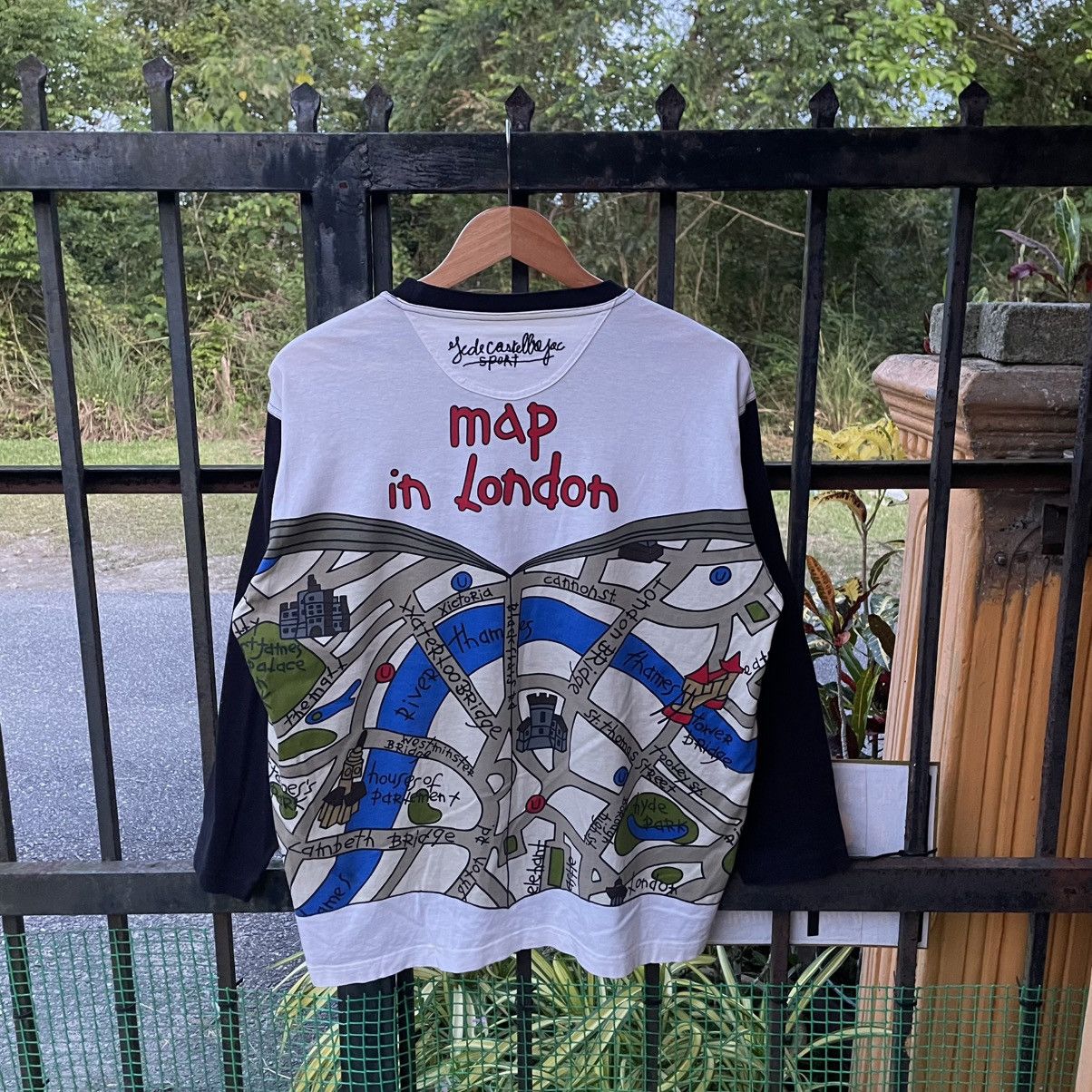Jean Charles De Castelbajac × Vintage 🔥Jean Charles De Castelbajac Map In London Art Graphics Tee Size US L / EU 52-54 / 3 - 1 Thumbnail
