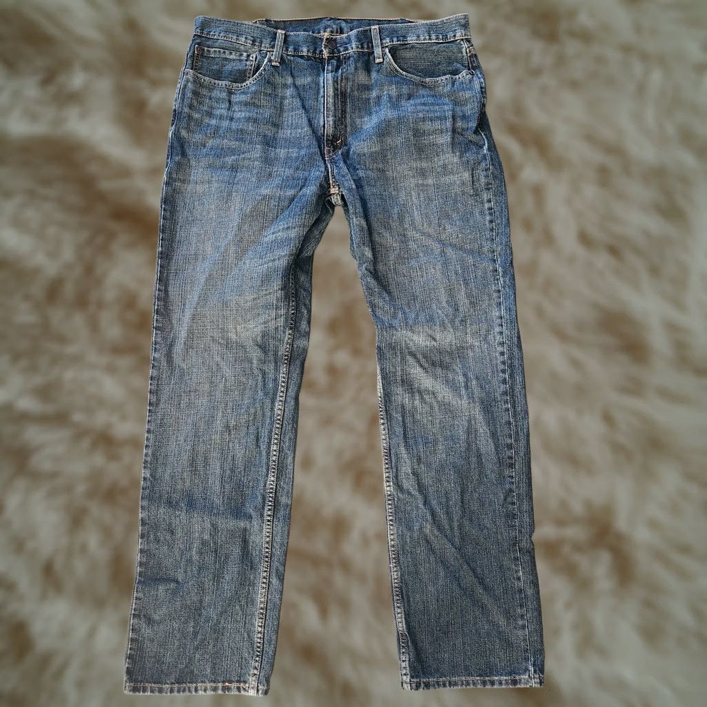 Levi's Levi's 559 Jeans Mens 38x34 Relaxed Straight Denim Blue 100% Cotton Casual Vintage No Size US 38 / EU 54 - 1 Thumbnail