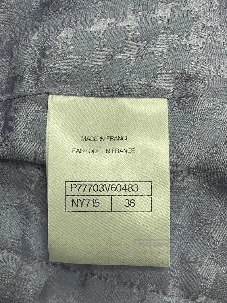 Chanel Chanel 24A purple tweed skirt Size 24" / US 00 / IT 34 - 4 Thumbnail