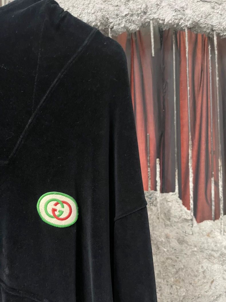 Gucci Gucci Velvet half-zip hoodie 2502-Nextarrow Size US M / EU 48-50 / 2 - 5 Thumbnail