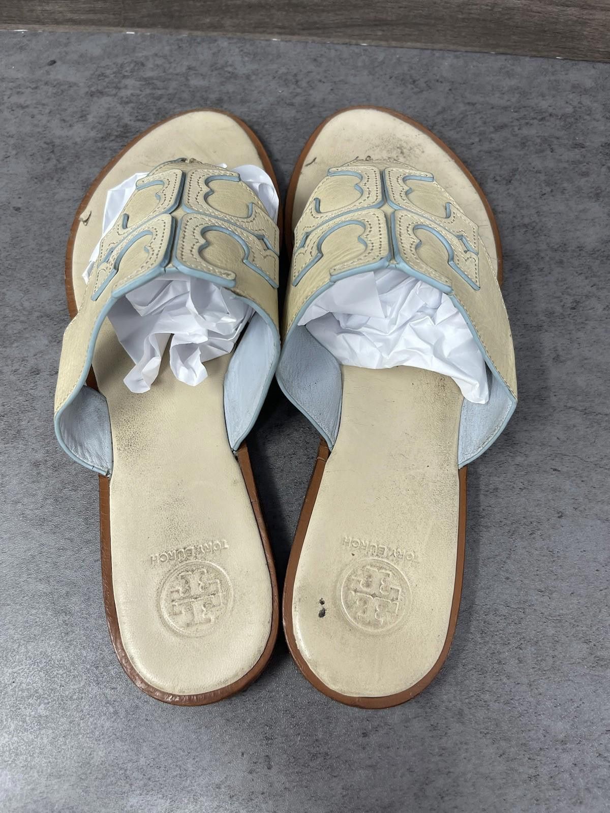 Other Tory Burch Sandals Womens Size 10.5 Jamie Full Logo Thong Size US 10.5 / IT 40.5 - 6 Thumbnail