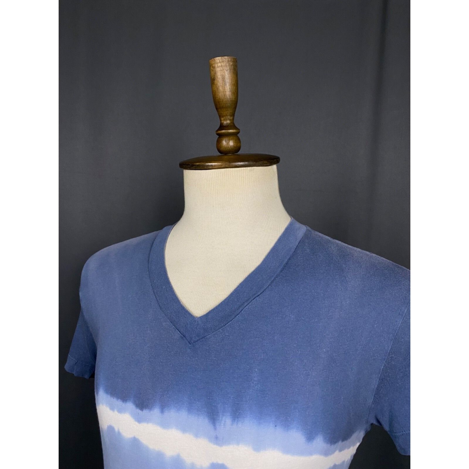 Dolce & Gabbana Dolce&Gabbana Men's Blue Distressed T-Shirt Size S Size US S / EU 44-46 / 1 - 4 Thumbnail