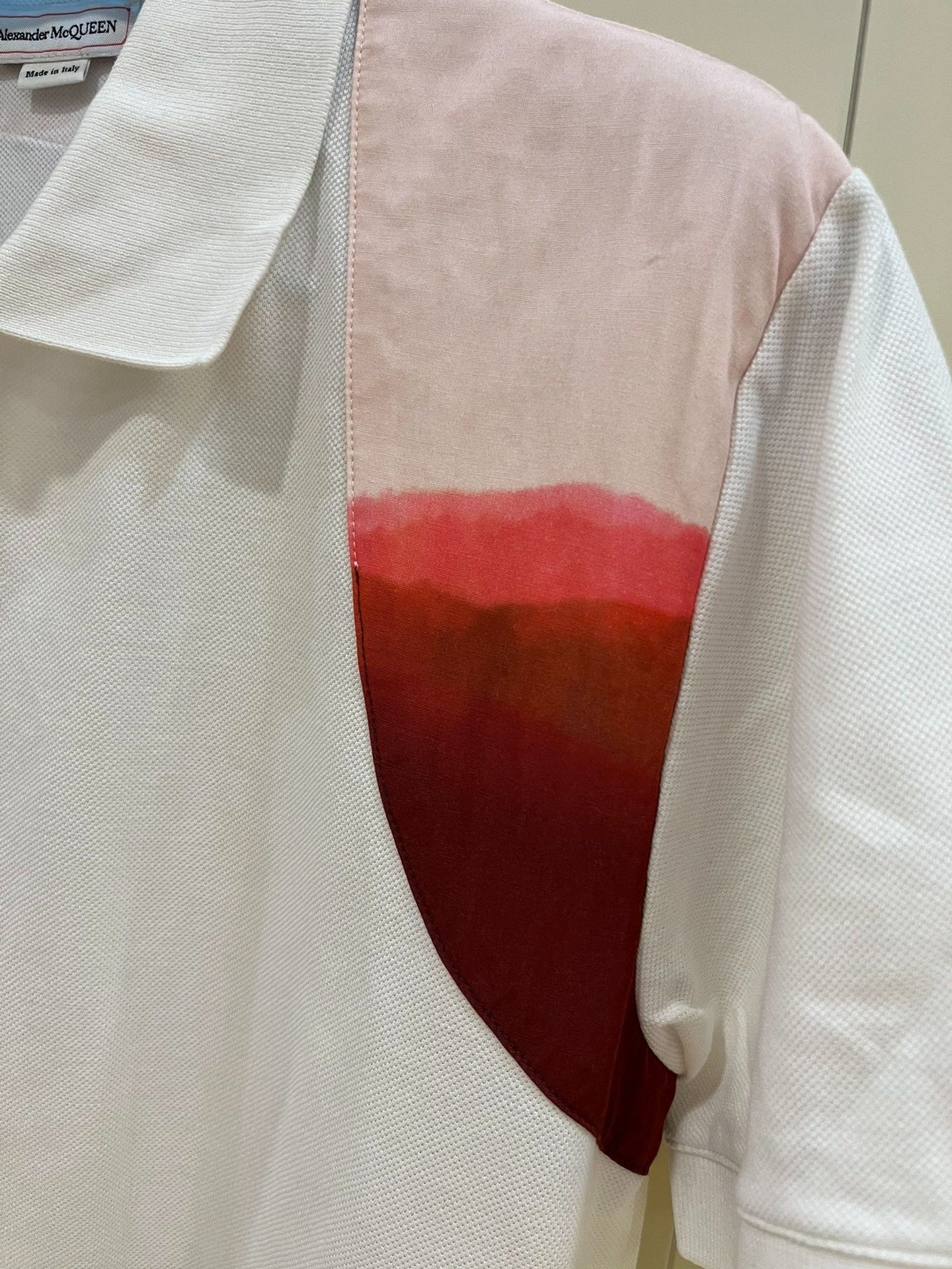 Alexander McQueen Alexander McQueen White Cotton Polo T-shirt Size US M / EU 48-50 / 2 - 4 Thumbnail