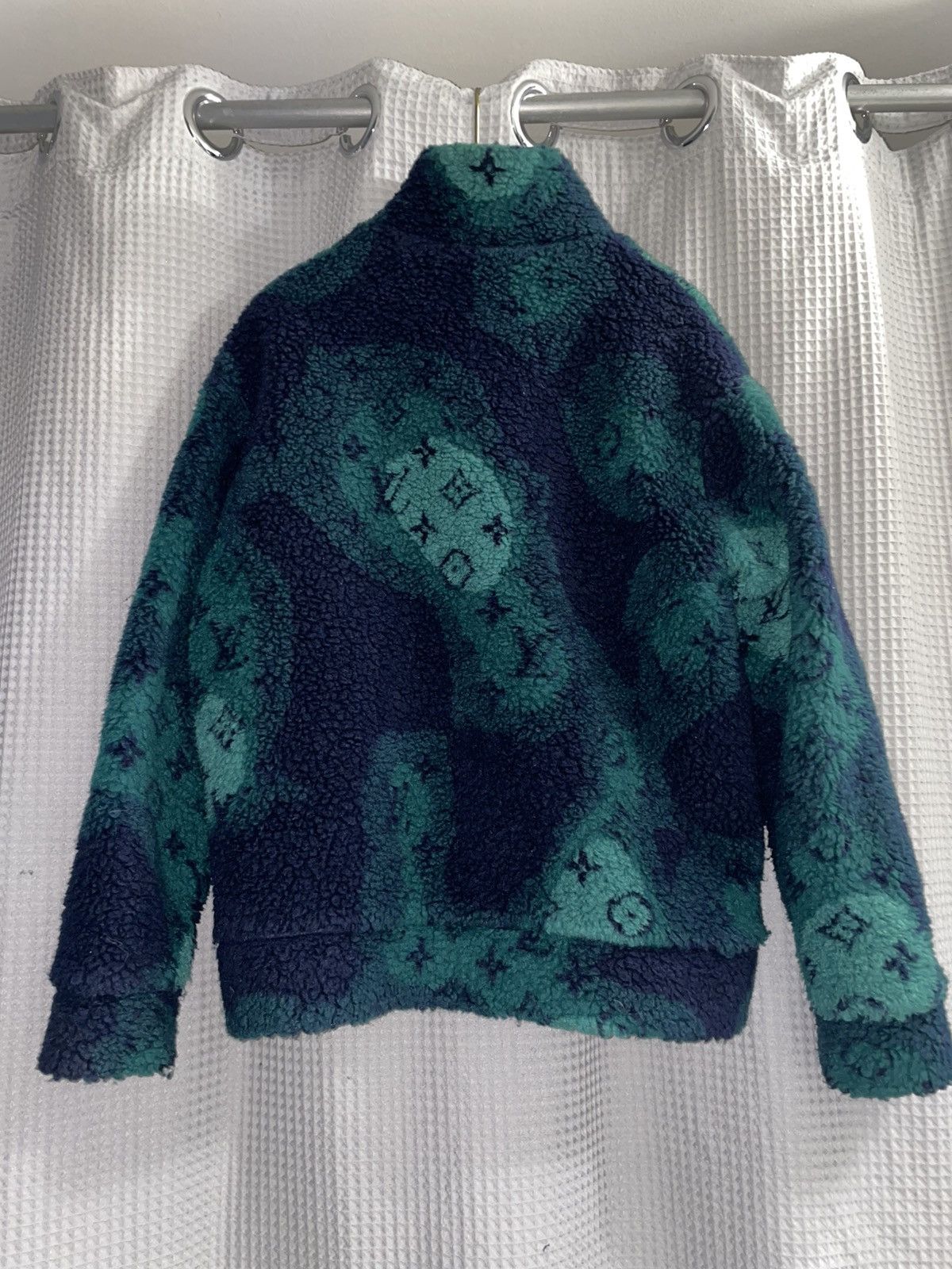 Louis Vuitton Louis Vuitton Mens 2023 Monogram Camo Fleece Blouson Jacket Size US M / EU 48-50 / 2 - 7 Thumbnail