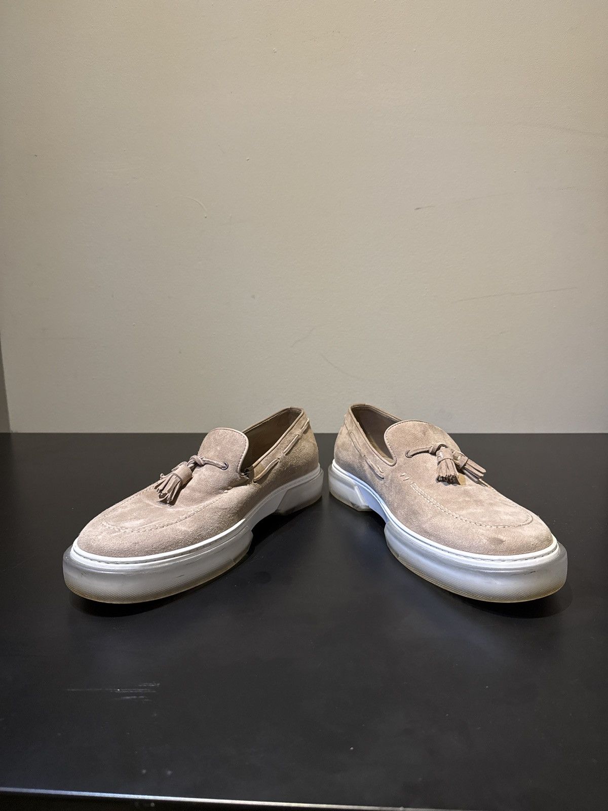 Hermes Hermes Suede Tassle Loafers Size US 11 / EU 44 - 3 Thumbnail