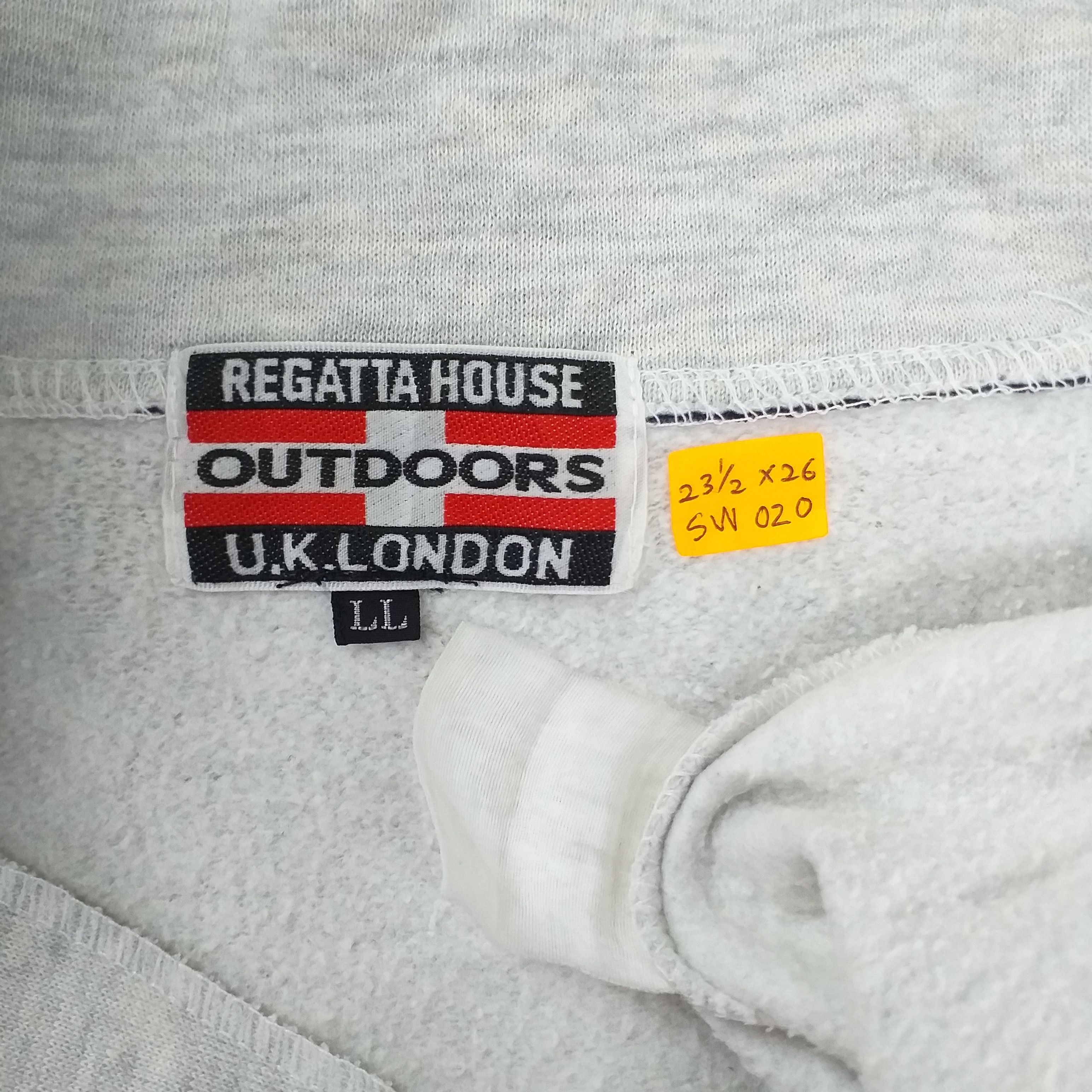 Japanese Brand Vintage Regatta House Outdoor U.K London Sweatshirt -SW020 Size US M / EU 48-50 / 2 - 4 Thumbnail