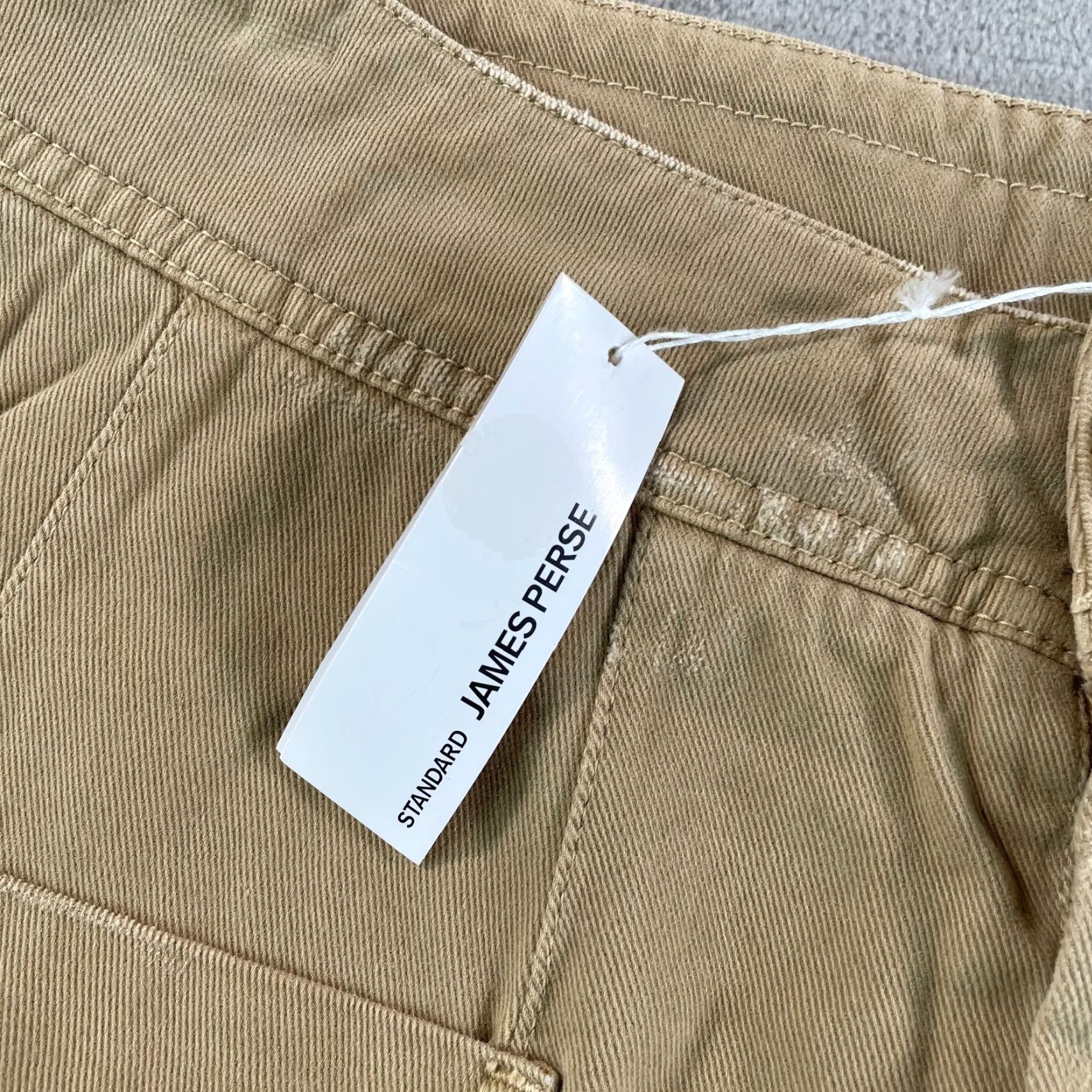 James Perse James Perse Crop Twill Pants Women 29 Tabac Stretch Cotton NWT Verified 25 Beig﻿e Size 42" / US 20 - 6 Thumbnail