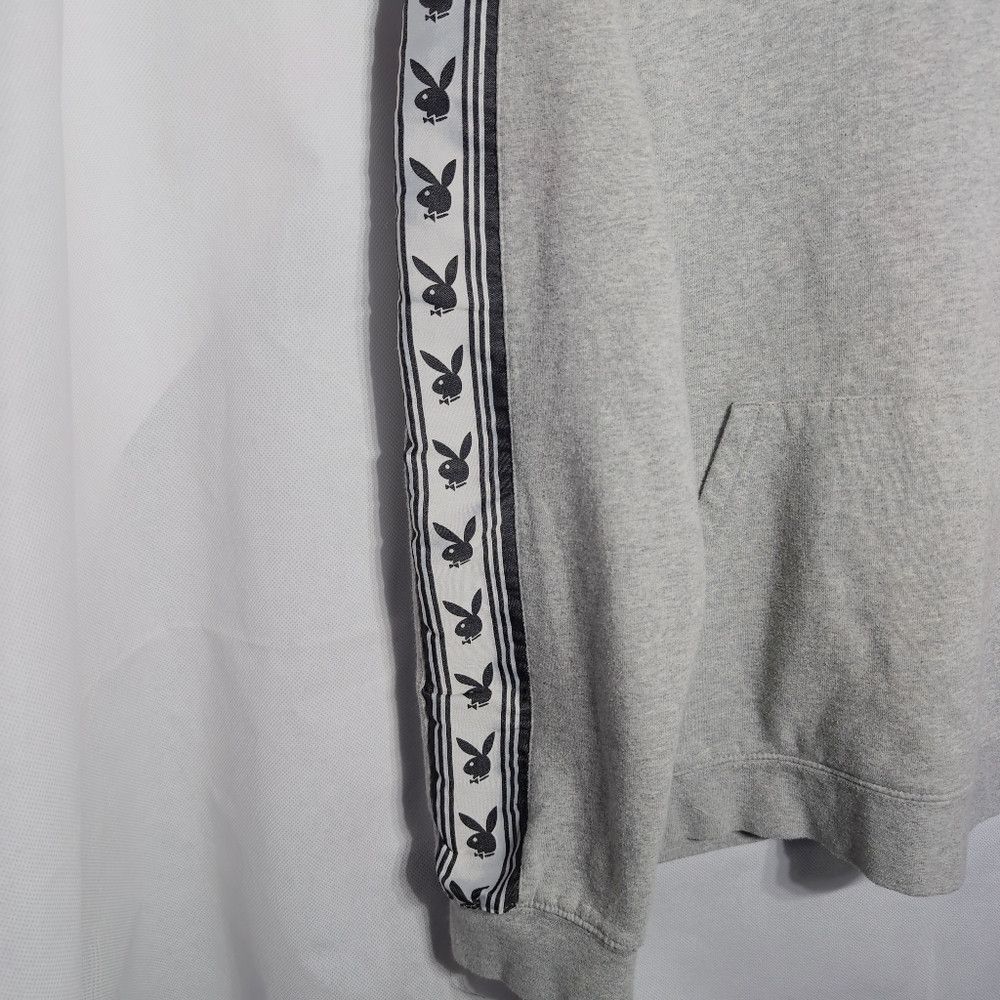Pacsun × Playboy PLAYBOY X Pacsun Sz M Gray and Black Hoodie Sweatshirt with Size US M / EU 48-50 / 2 - 2 Thumbnail