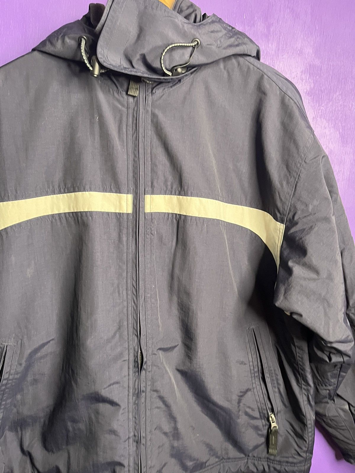 Gap × Vintage Vintage 00s GAP fleece lined rain jacket Size US L / EU 52-54 / 3 - 3 Thumbnail