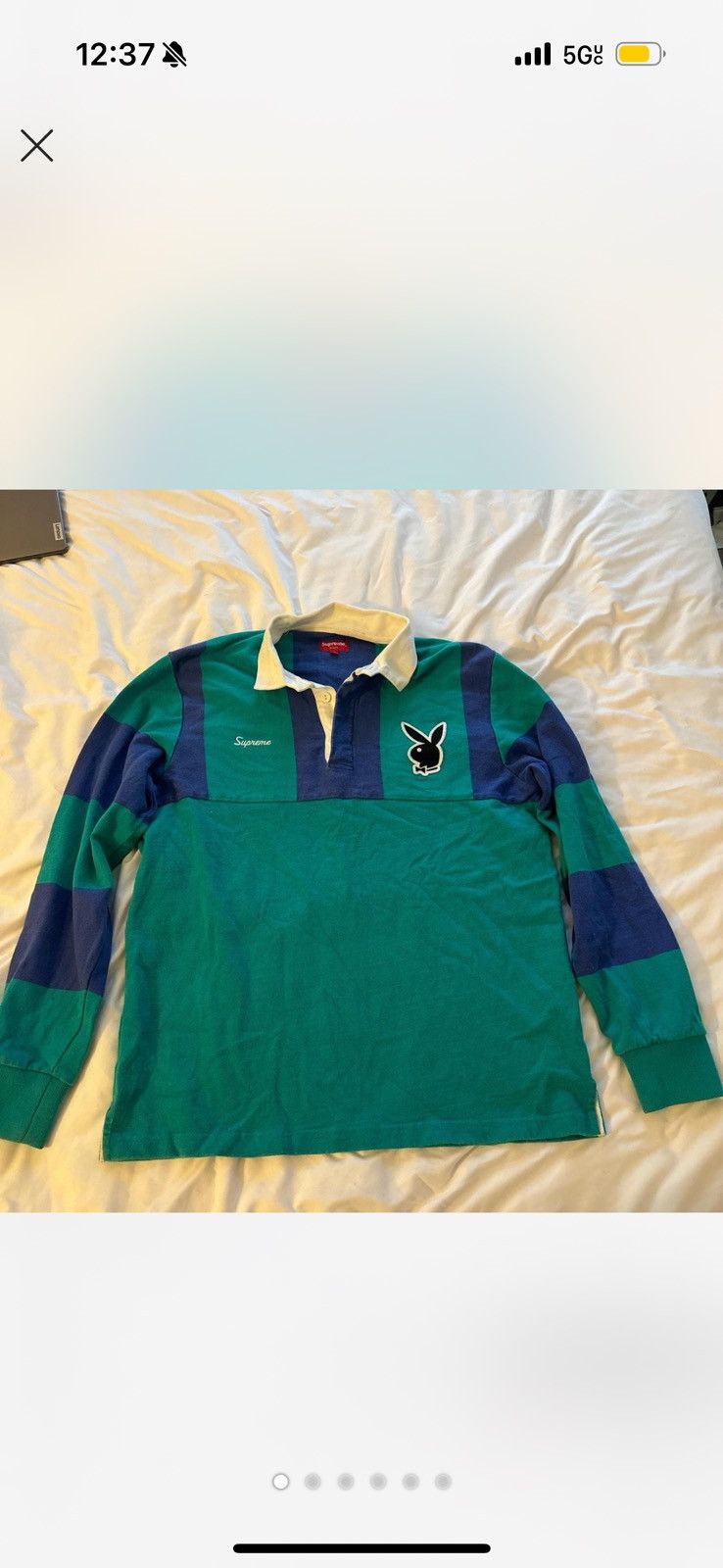 レア商品 supreme PLAYBOY コラボ ラガーシャツ ポロシャツ L Playboy × Supreme | Grailed