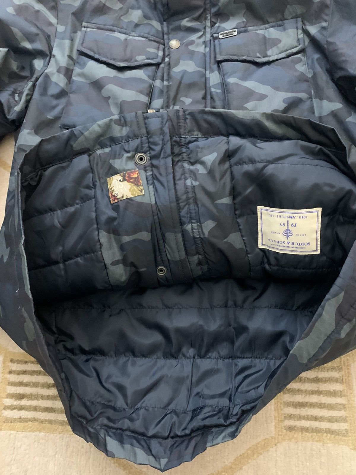 Scotch & Soda Scotch & Soda Blue Camo Jacket Size US M / EU 48-50 / 2 - 6 Thumbnail