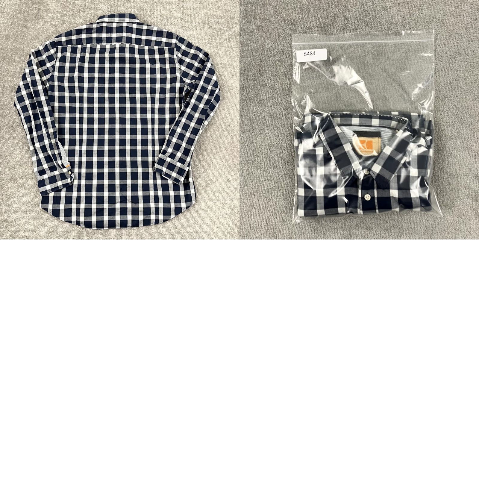 Hugo Boss HUGO BOSS ORANGE Shirt Mens XL Blue White Plaid Button-Up Long Sleeve Size US XL / EU 56 / 4 - 8 Thumbnail
