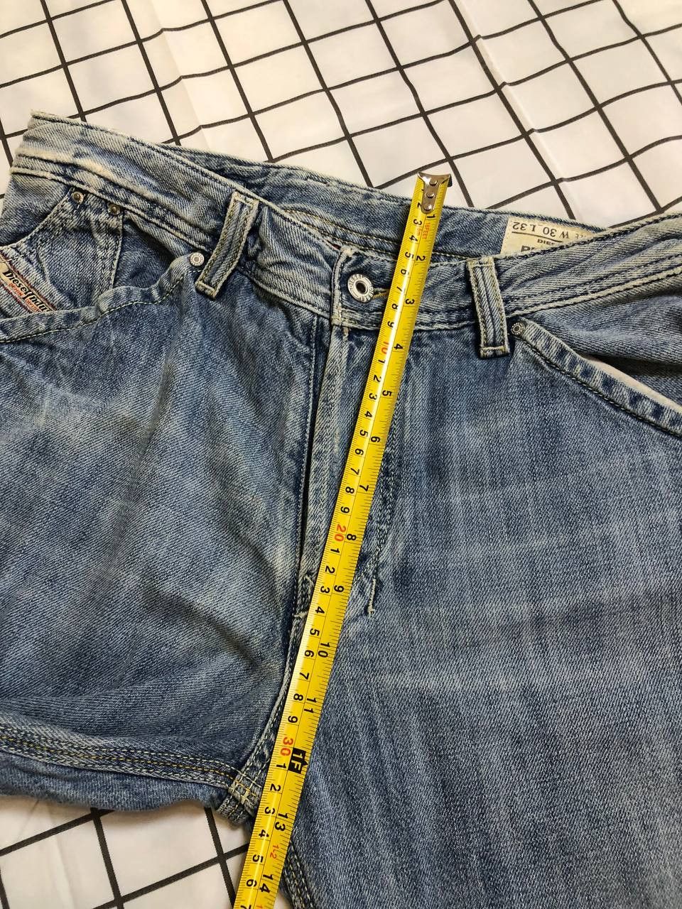 Diesel Diesel Jeans Mens Braddo Denim Straight Distressed Size US 30 / EU 46 - 17 Thumbnail