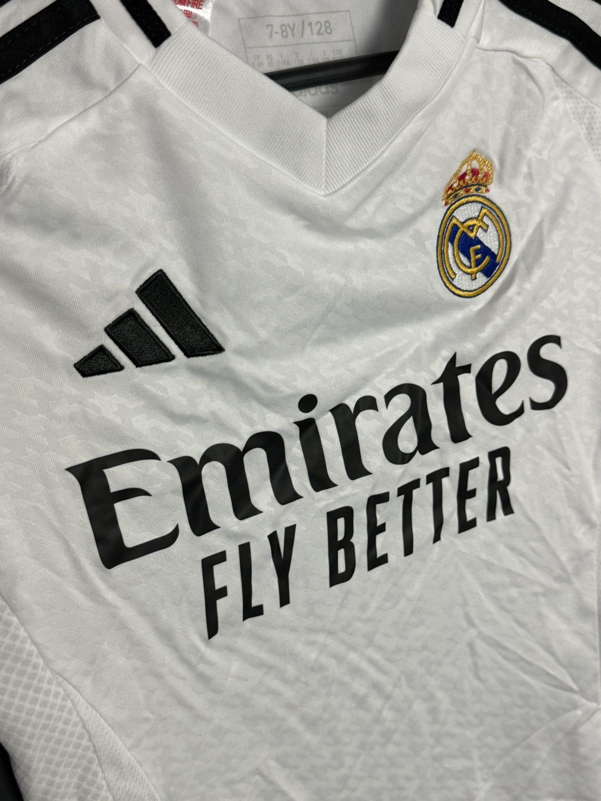 Adidas KIDS New New Real Madrid 24/25 Home Football Jersey T-Shirt Size US XS / EU 42 / 0 - 3 Thumbnail