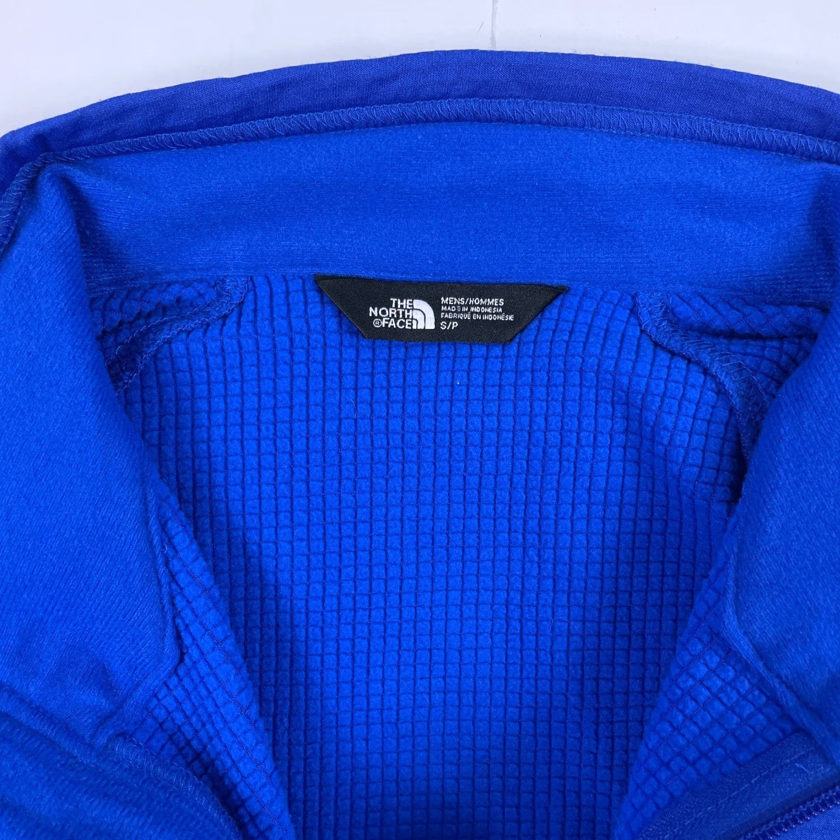 The North Face The North Face Jacket Mens Small Blue Grid Fleece 1/4 Zip Pullover Size US S / EU 44-46 / 1 - 7 Thumbnail