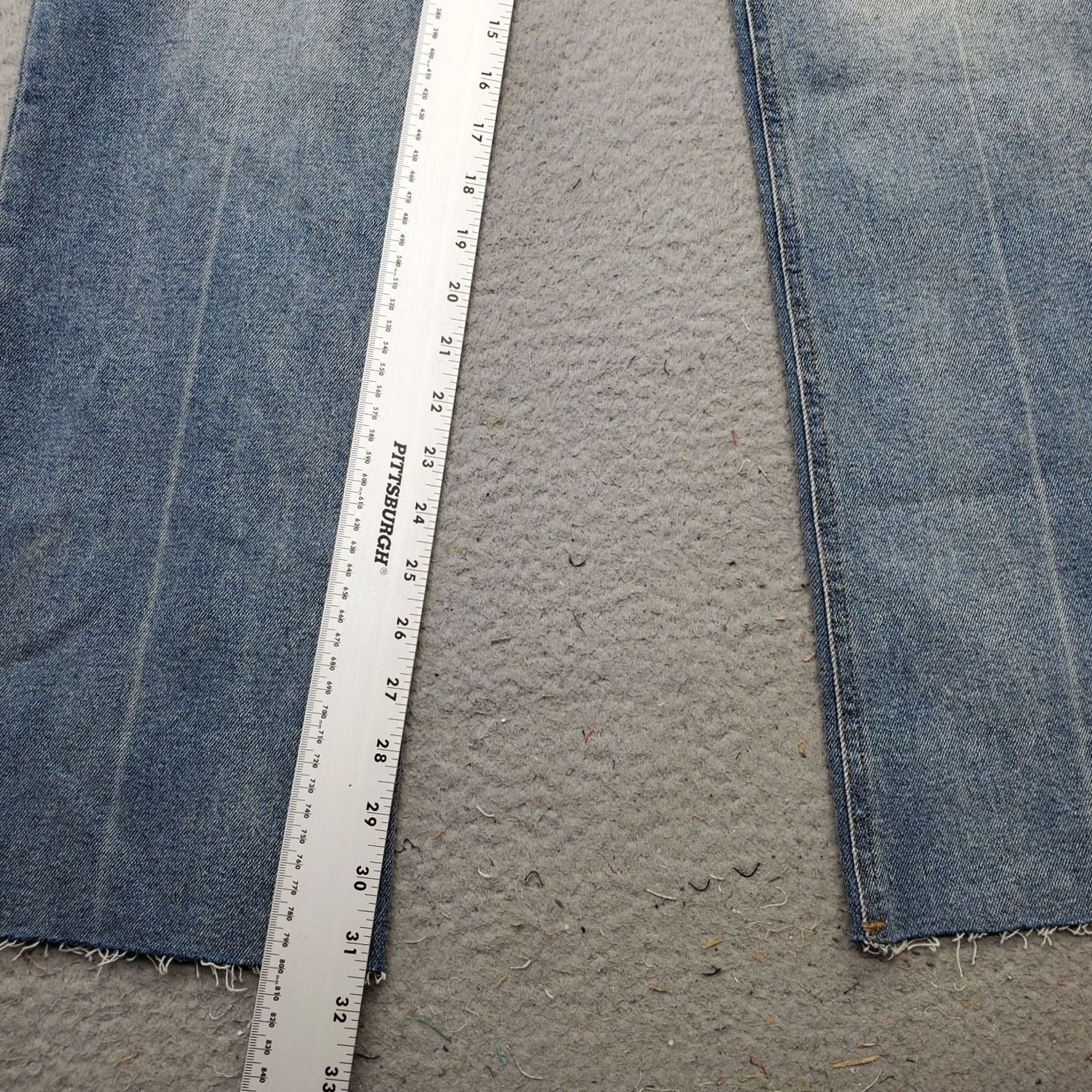 Vintage C&C California Womens Size 10 Bootcut Jeans Blue Denim Casual High Rise Frayed Hem Denim Jeans Size 32" / US 10 / IT 46 - 4 Thumbnail